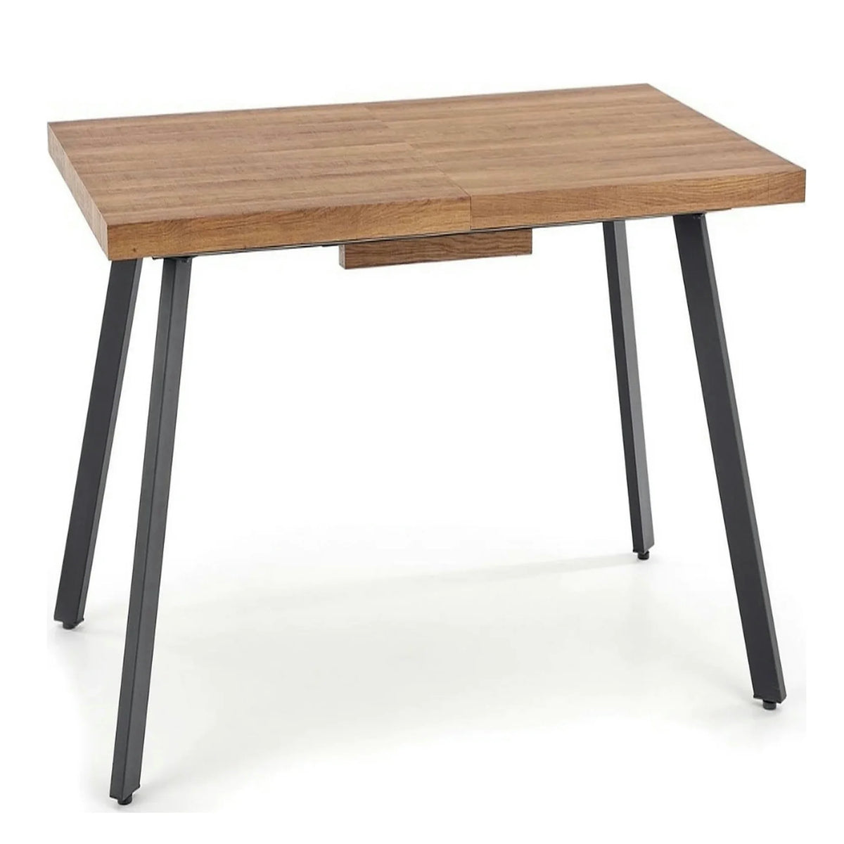 Masa extensibila BERLIN, stejar/negru, 160/220x90x76 cm