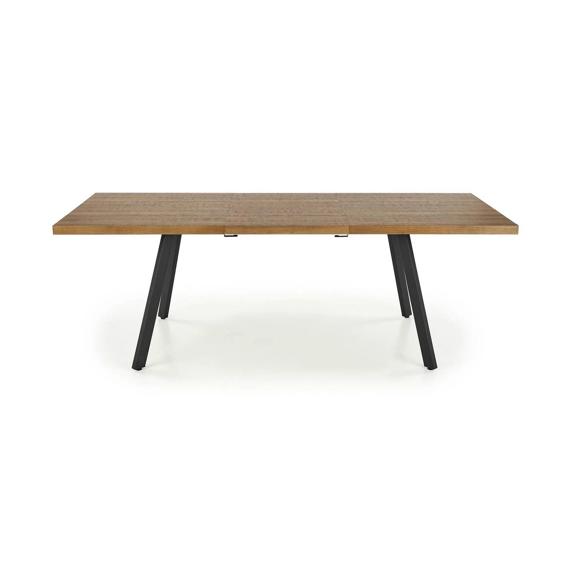Masa extensibila BERLIN, stejar/negru, 160/220x90x76 cm