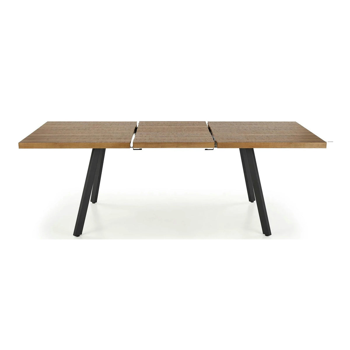 Masa extensibila BERLIN, stejar/negru, 160/220x90x76 cm