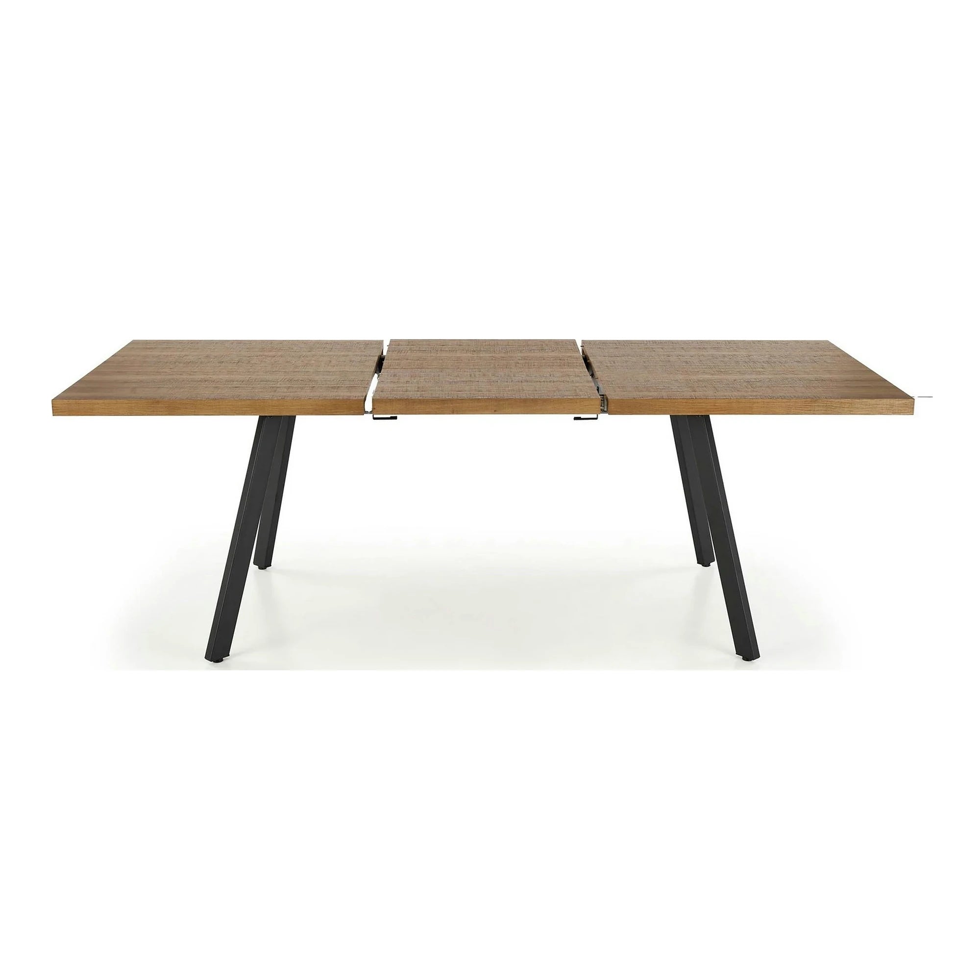 Masa extensibila BERLIN, stejar/negru, 160/220x90x76 cm