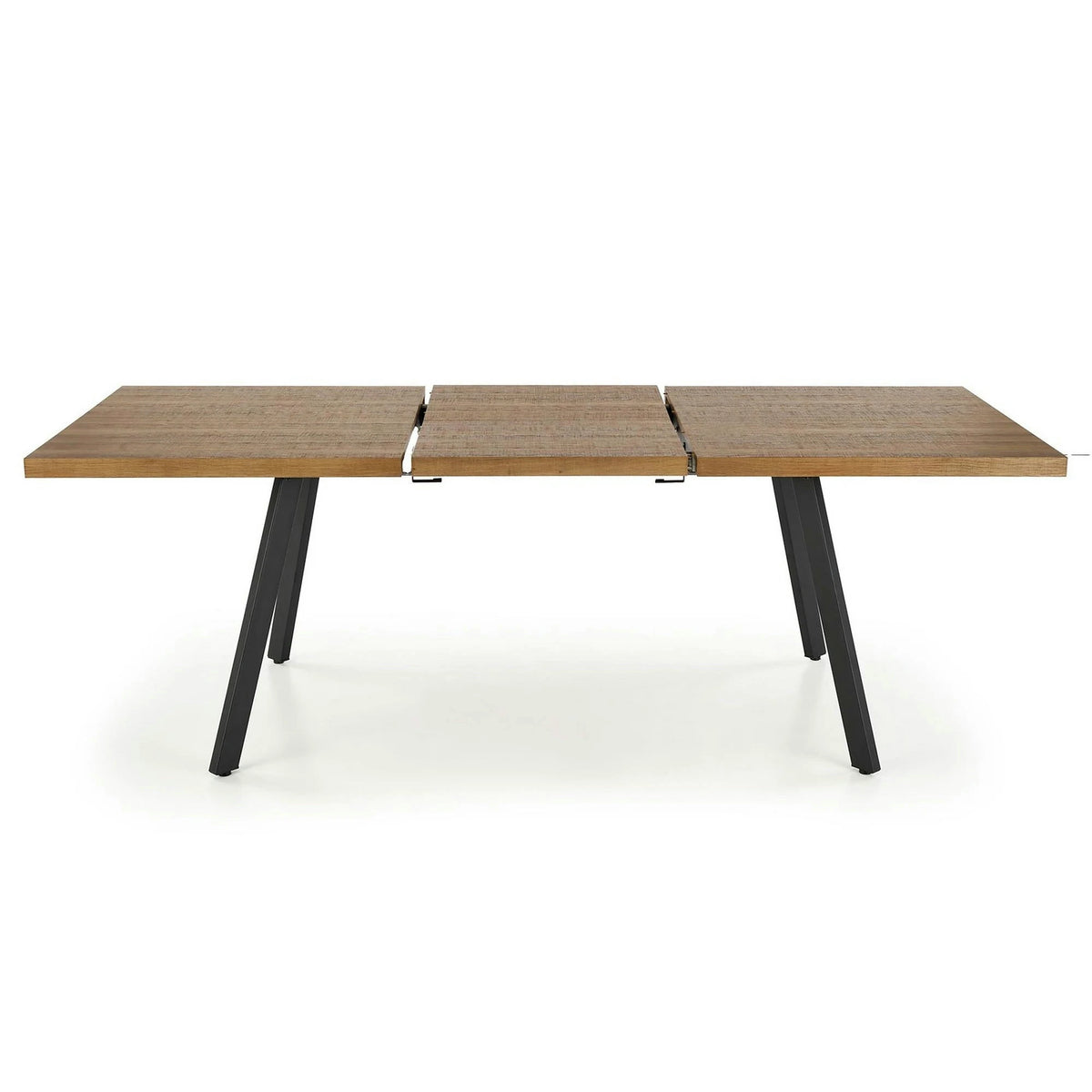 Masa extensibila BERLIN, stejar/negru, 160/220x90x76 cm