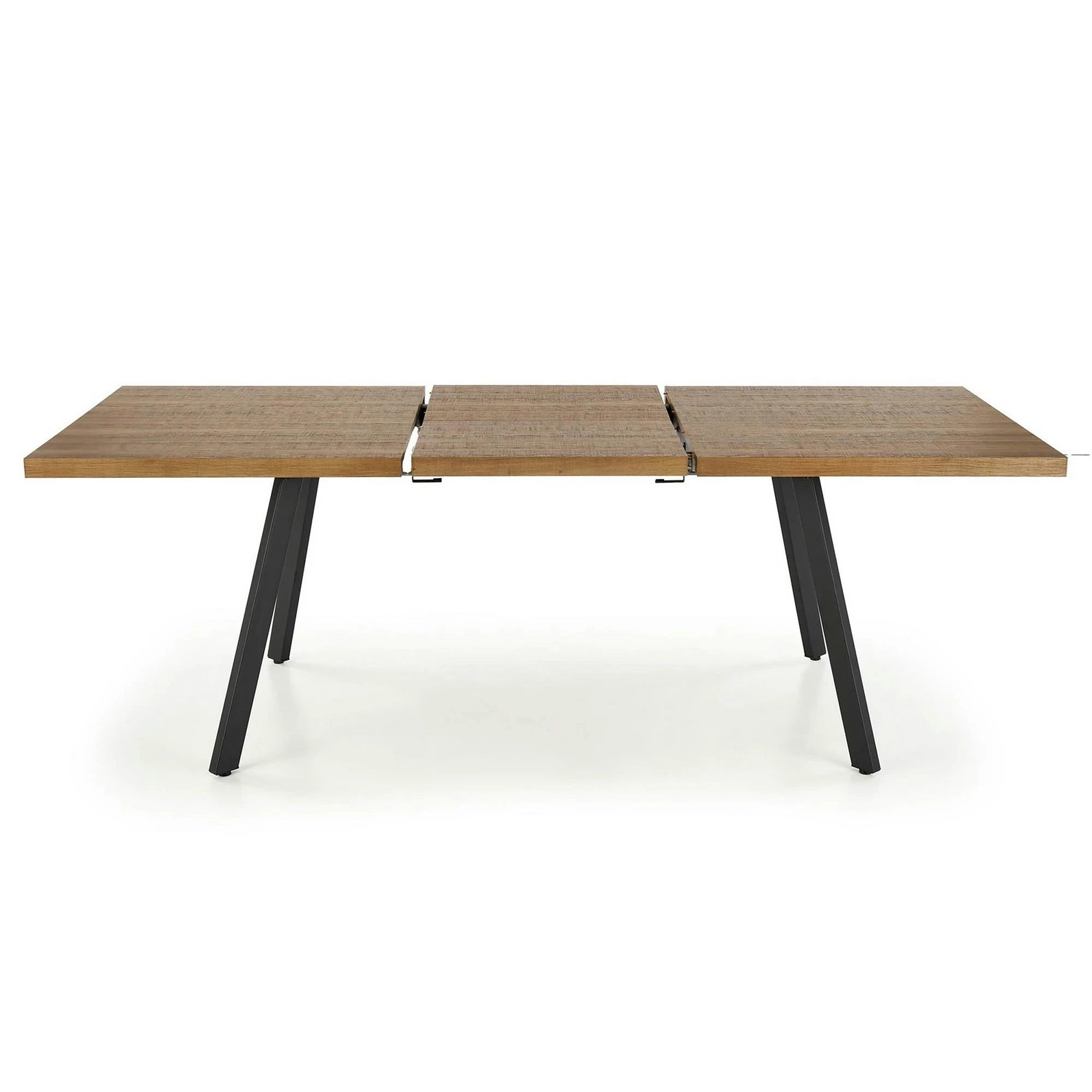 Masa extensibila BERLIN, stejar/negru, 160/220x90x76 cm