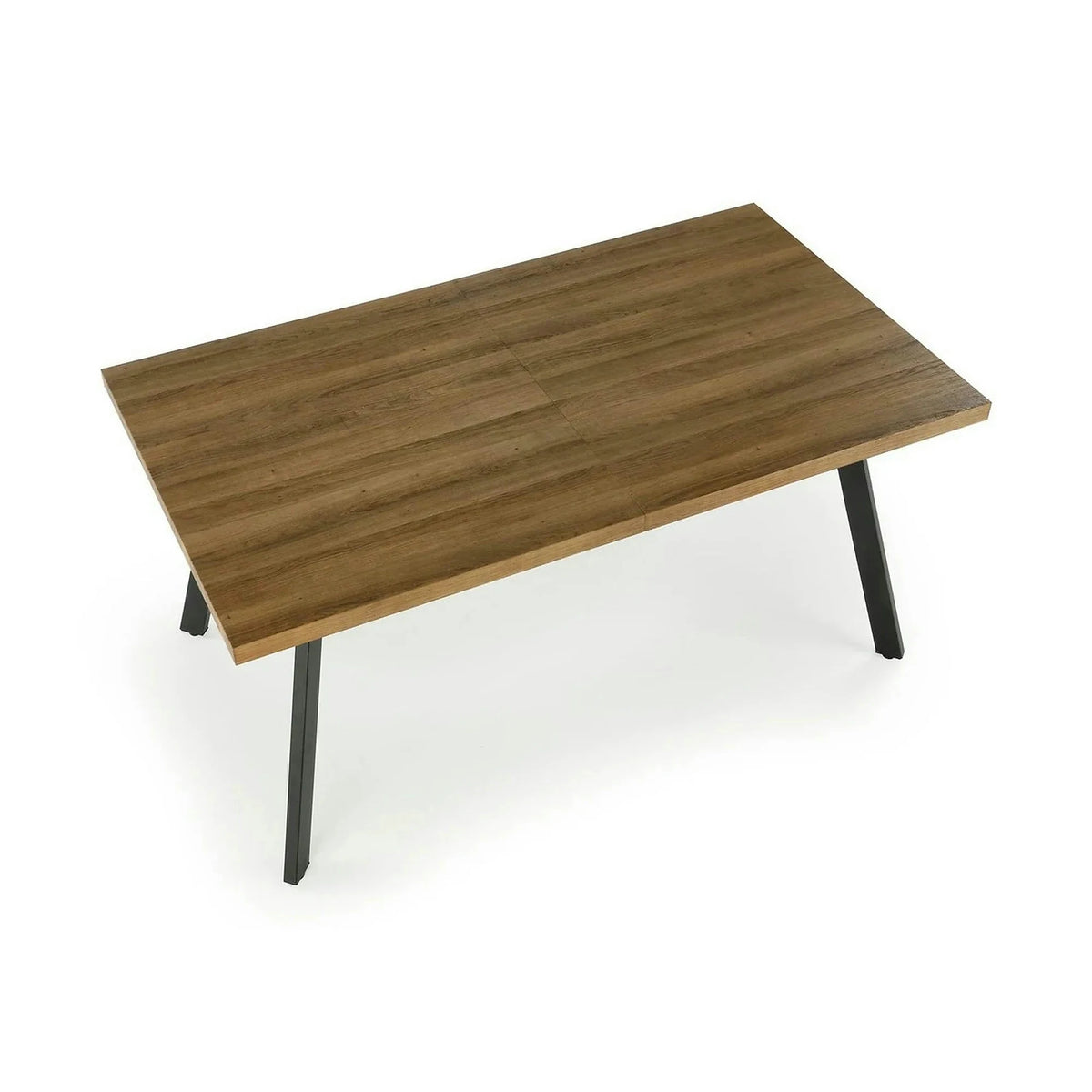 Masa extensibila BERLIN, stejar/negru, 160/220x90x76 cm