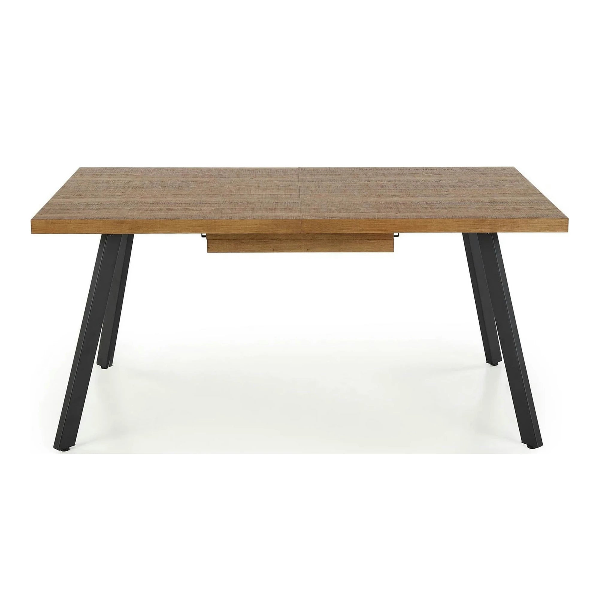 Masa extensibila BERLIN, stejar/negru, 160/220x90x76 cm