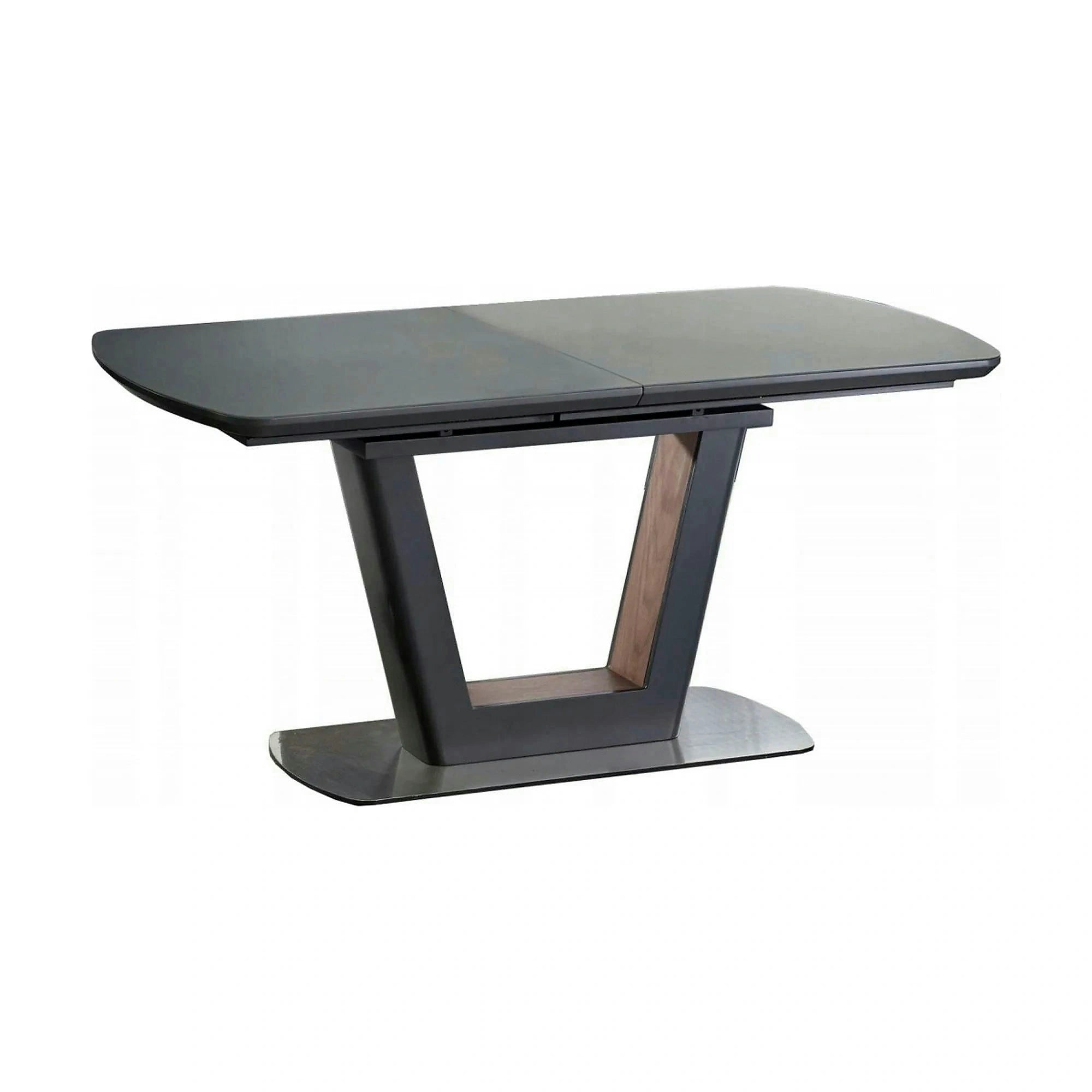 Masa extensibila BILOTTI, gri antracit/nuc, 160/200x90x76 cm