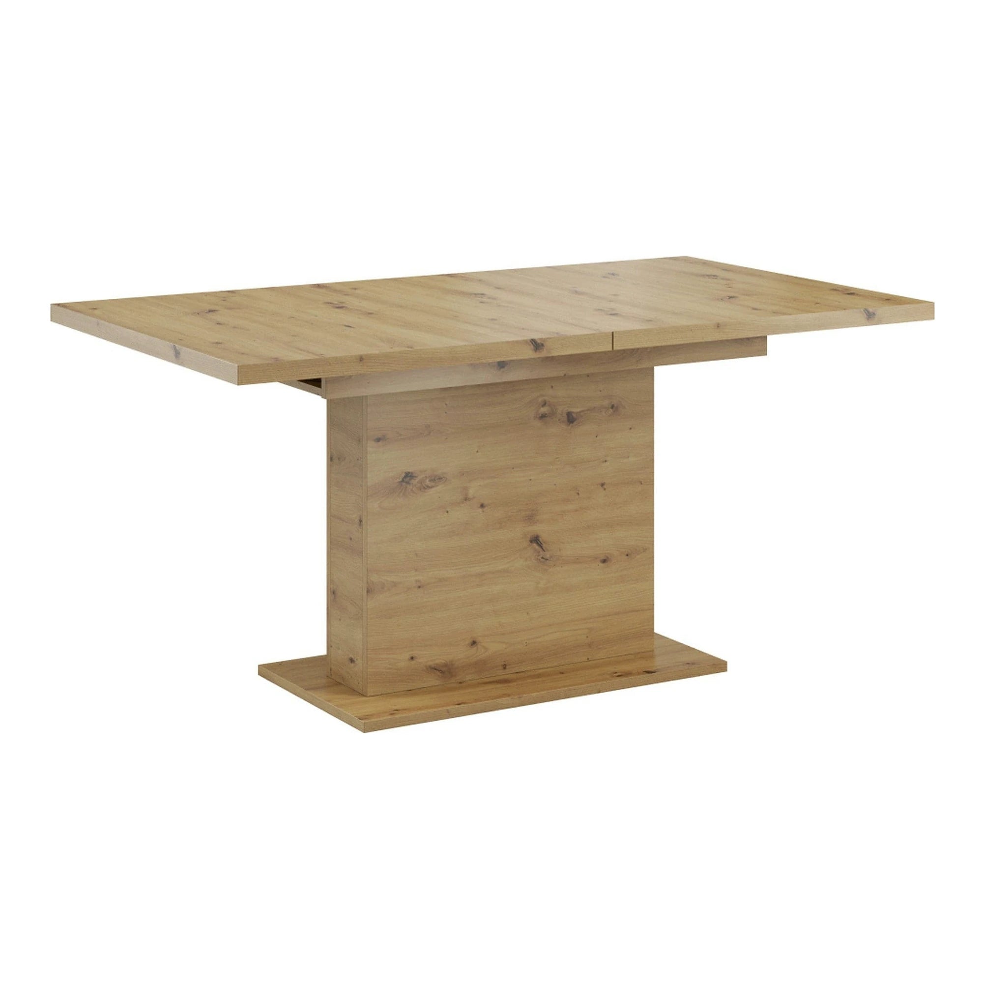Masa extensibila BOBA, stejar artisan, DTD laminat, 160/200x90x77 cm