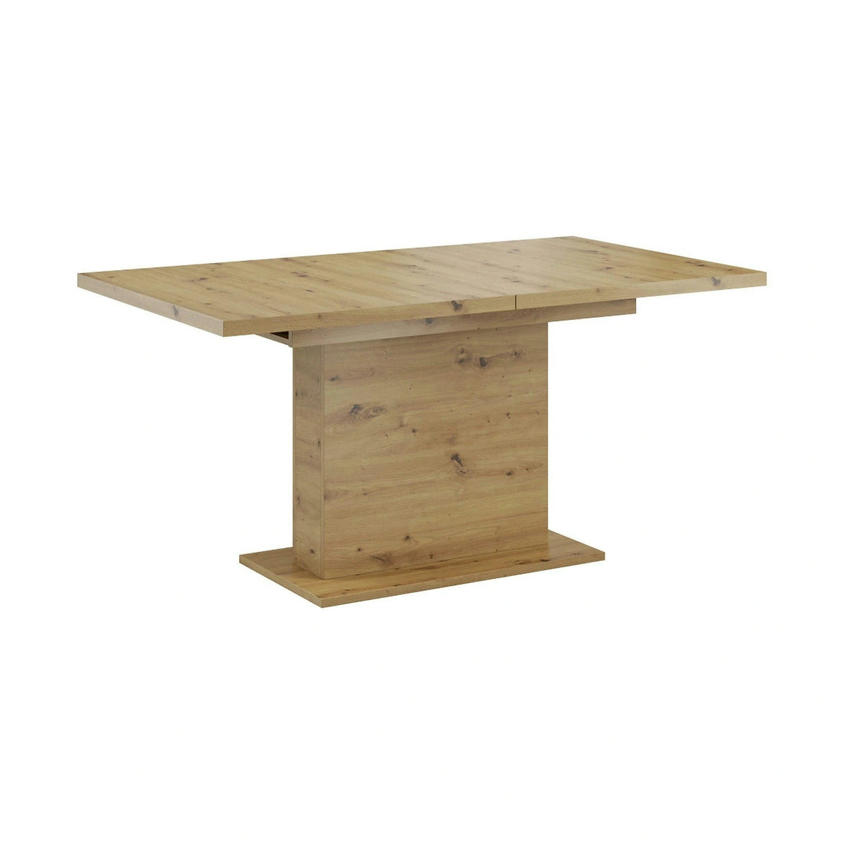 Masa extensibila BOBA, stejar artisan, DTD laminat, 160/200x90x77 cm