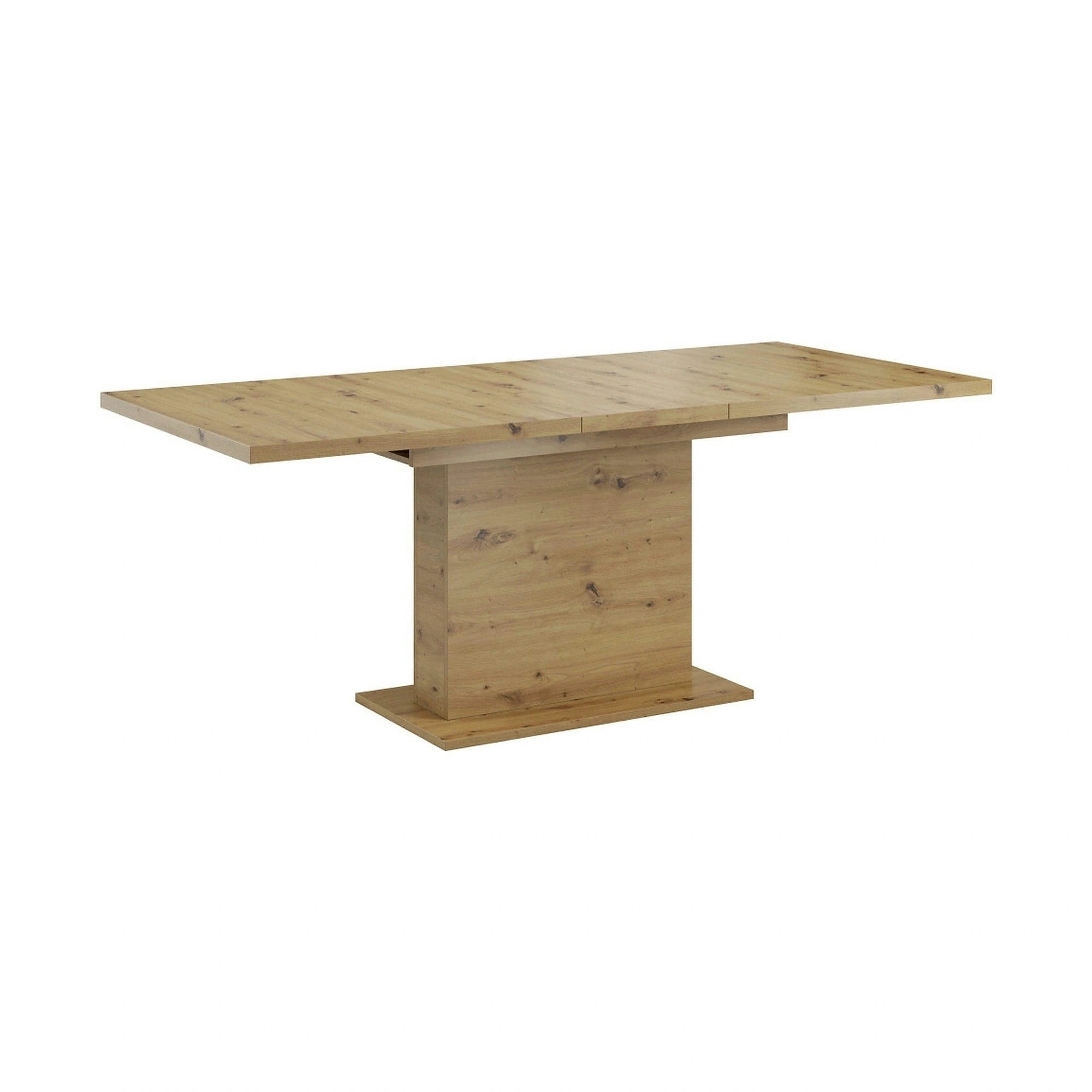 Masa extensibila BOBA, stejar artisan, DTD laminat, 160/200x90x77 cm