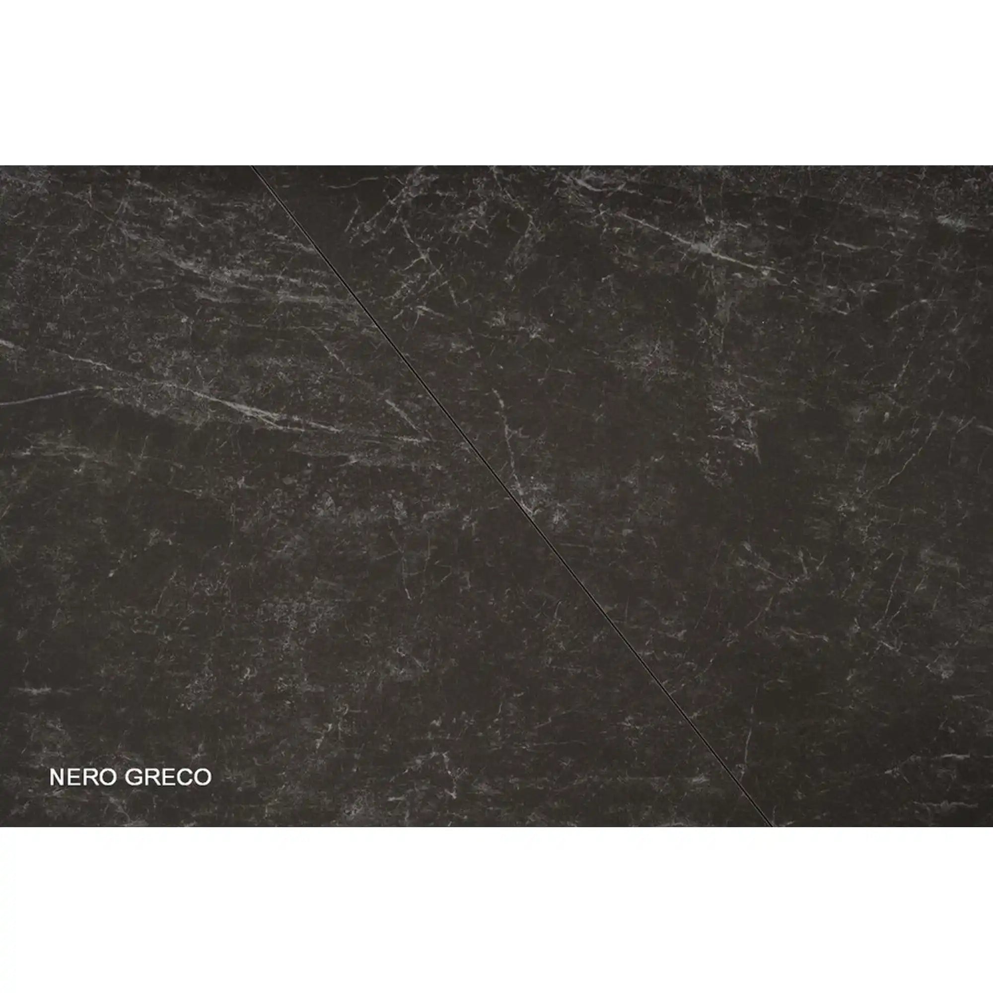 Masa extensibila BONUCCI, negru cu efect de marmura/maro, 200/250x98x76 cm