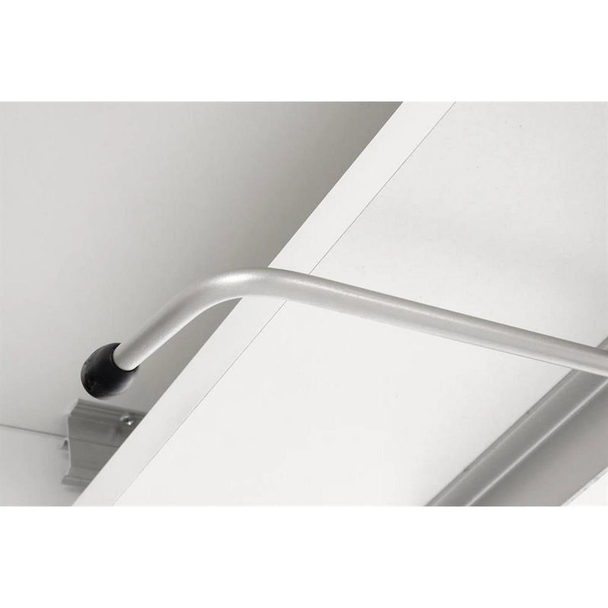 Masa extensibila BUSETTI, alb mat, PAL, 126/167x70x56/74 cm