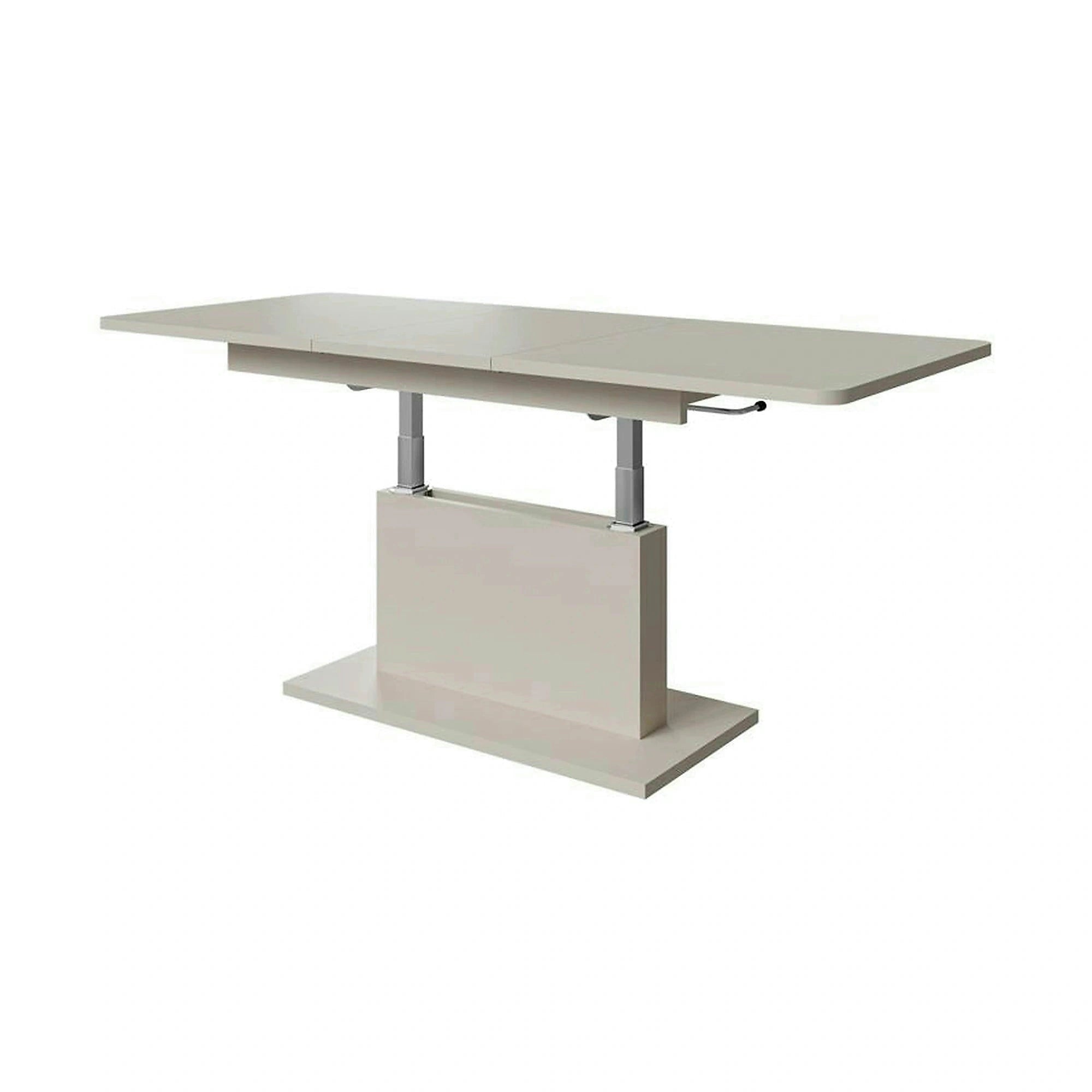 Masa extensibila BUSETTI, casmir, PAL laminat, 126/167x70x56/74 cm