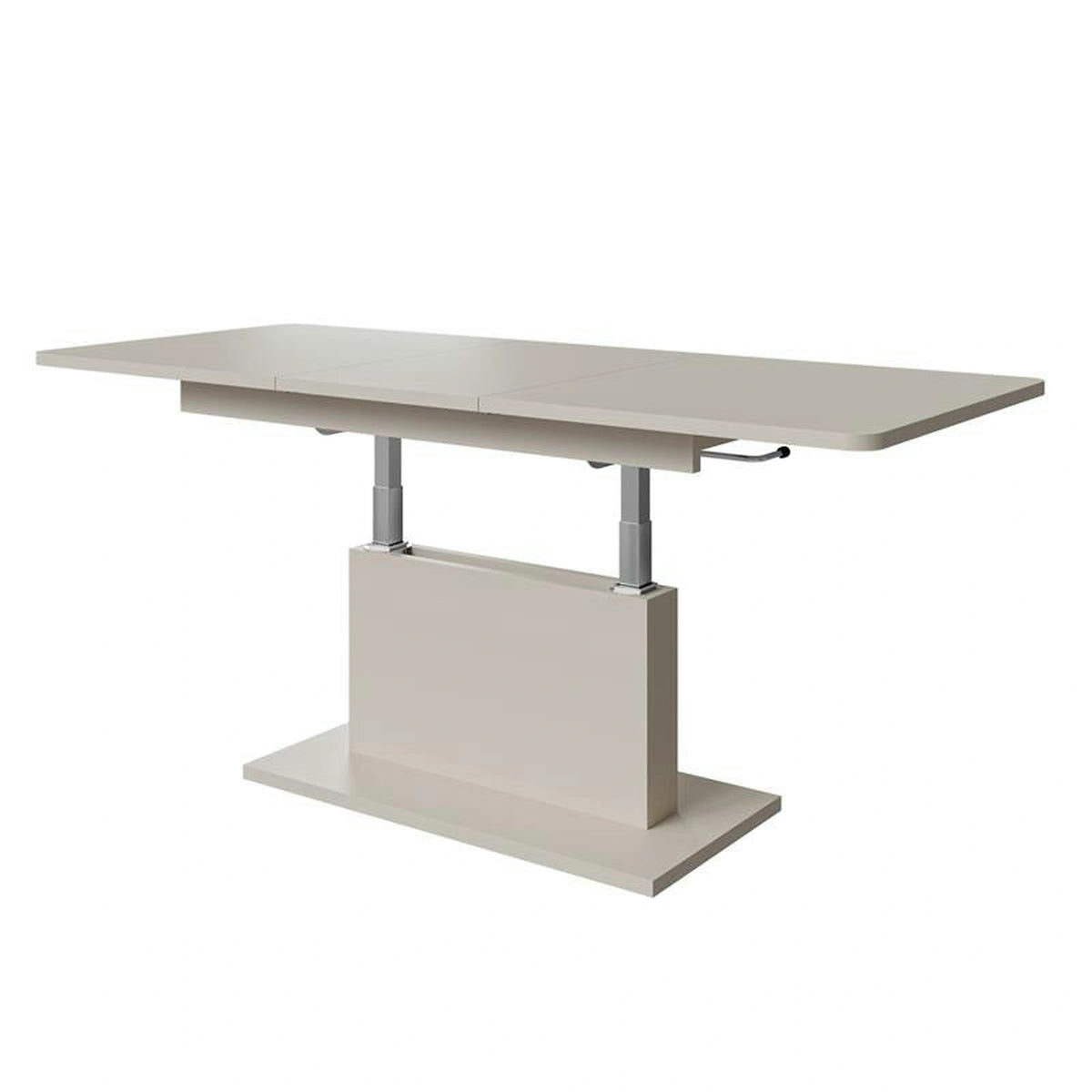 Masa extensibila BUSETTI, casmir, PAL laminat, 126/167x70x56/74 cm