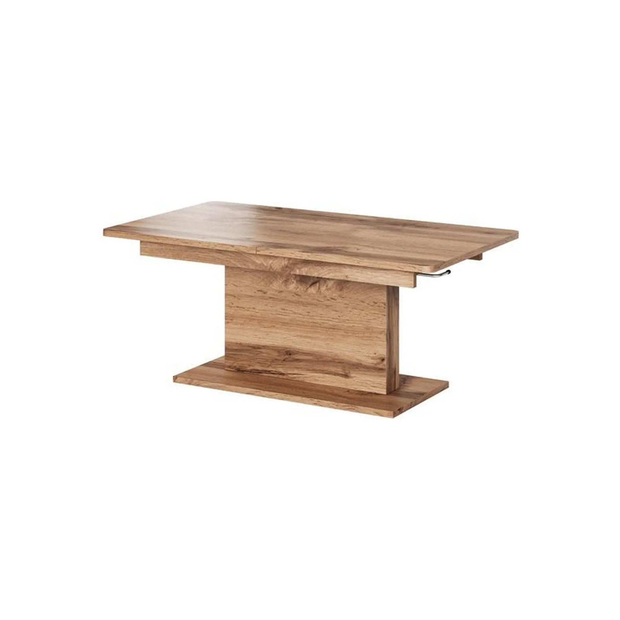 Masa extensibila BUSETTI, stejar wotan, PAL, 126/167x70x56/74 cm