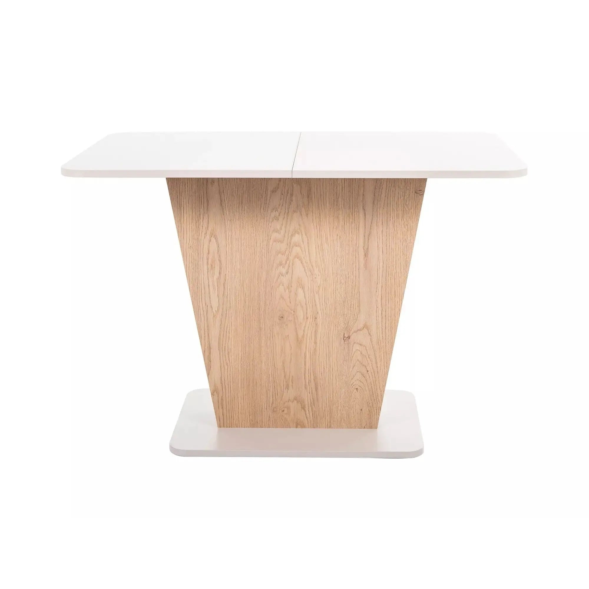 Masa extensibila CALIPSO, casmir/stejar, PAL laminat, 110/145x68x76 cm