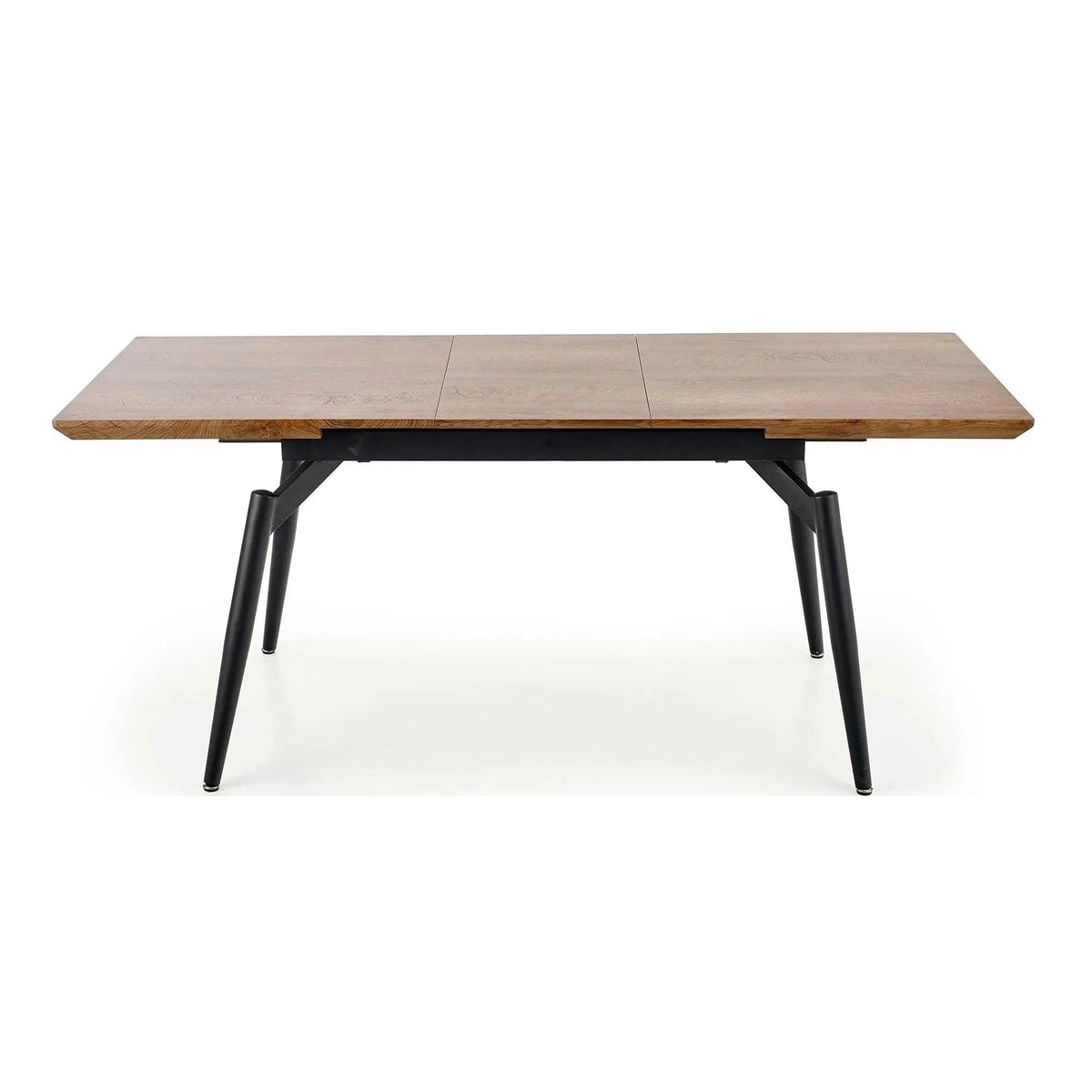 Masa extensibila CAMBELL, negru/stejar, 140/180x80x74 cm