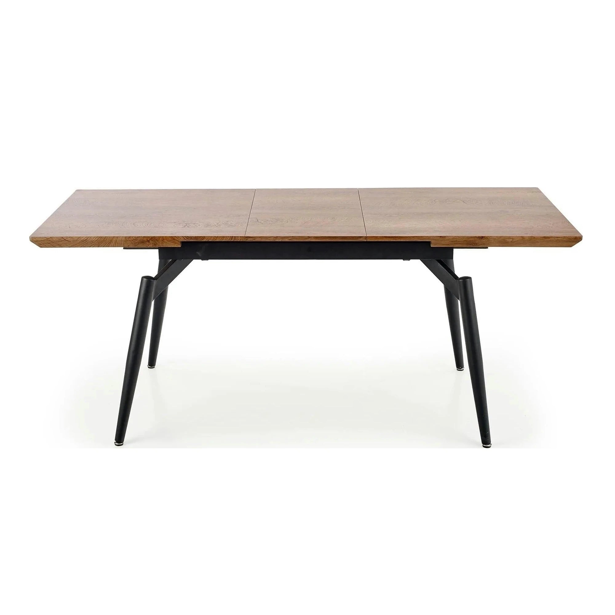 Masa extensibila CAMBELL, negru/stejar, 140/180x80x74 cm