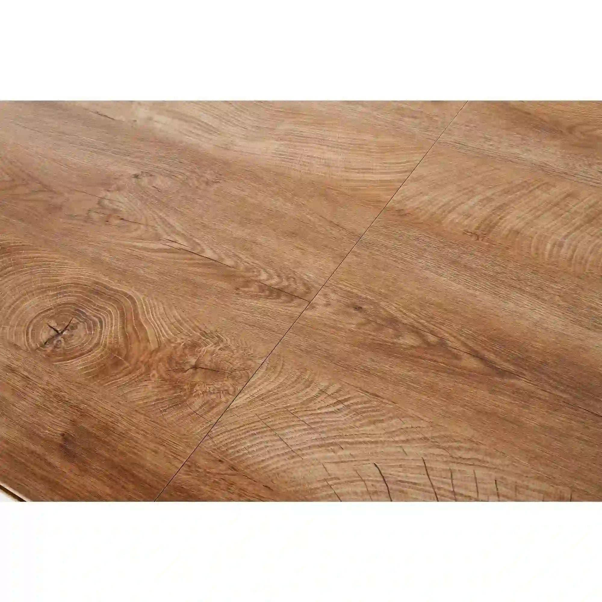 Masa extensibila CAMBELL, negru/stejar, 140/180x80x74 cm