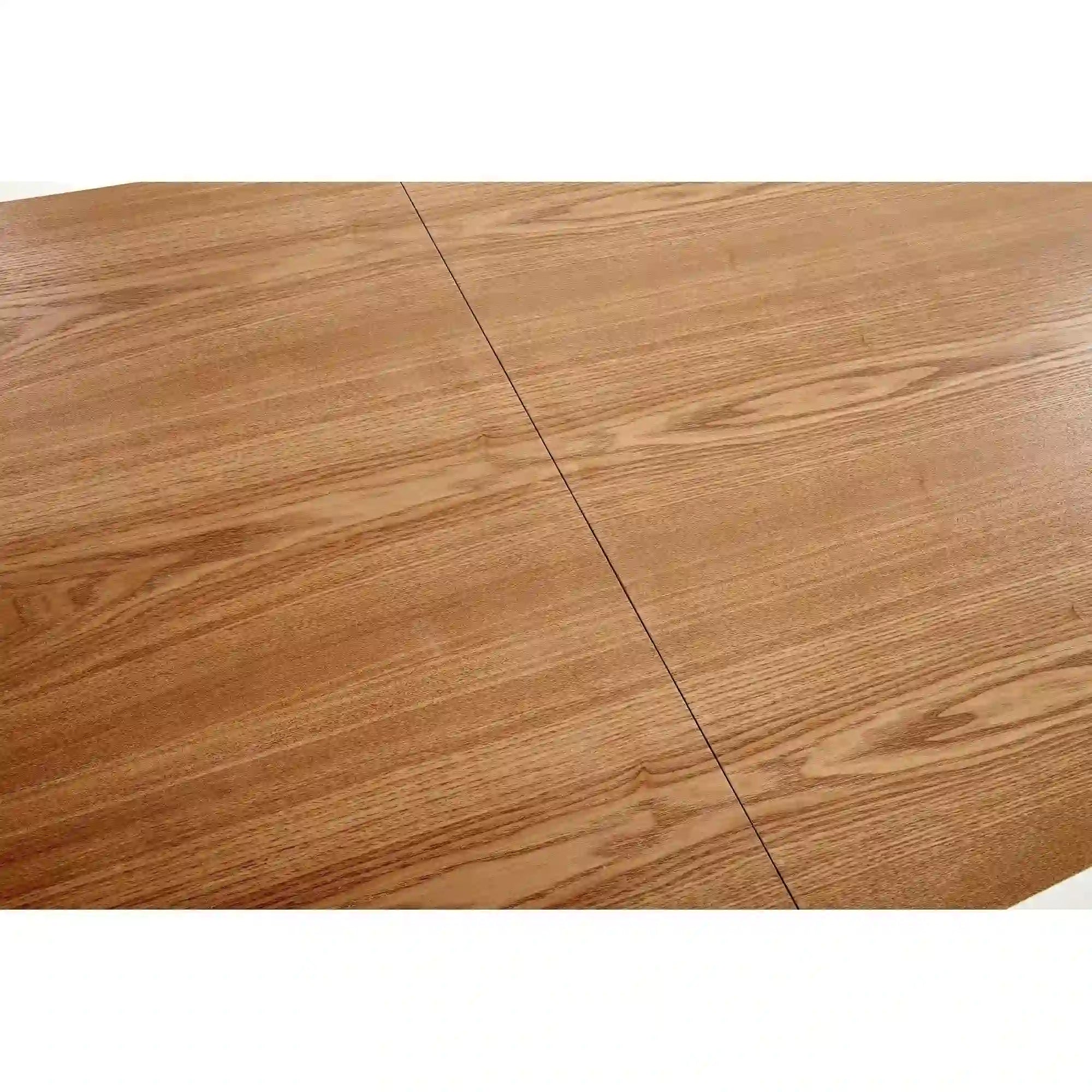 Masa extensibila Capital, stejar auriu/negru, 160/200x90x76 cm