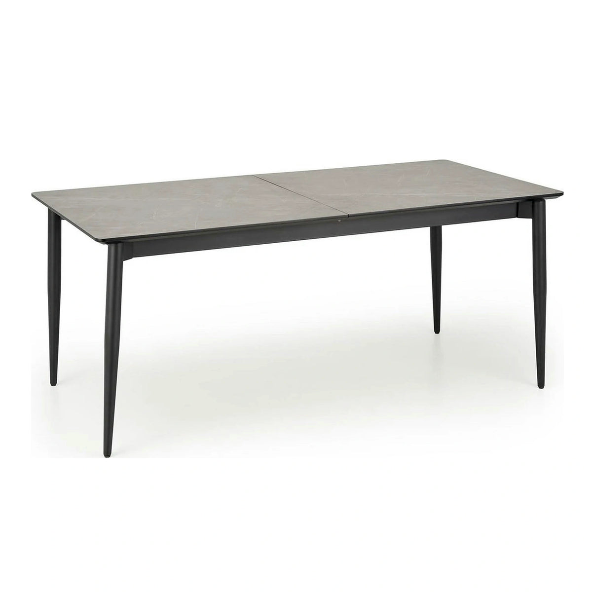 Masa extensibila CHARLES, gri/negru, 180/260x90x76 cm