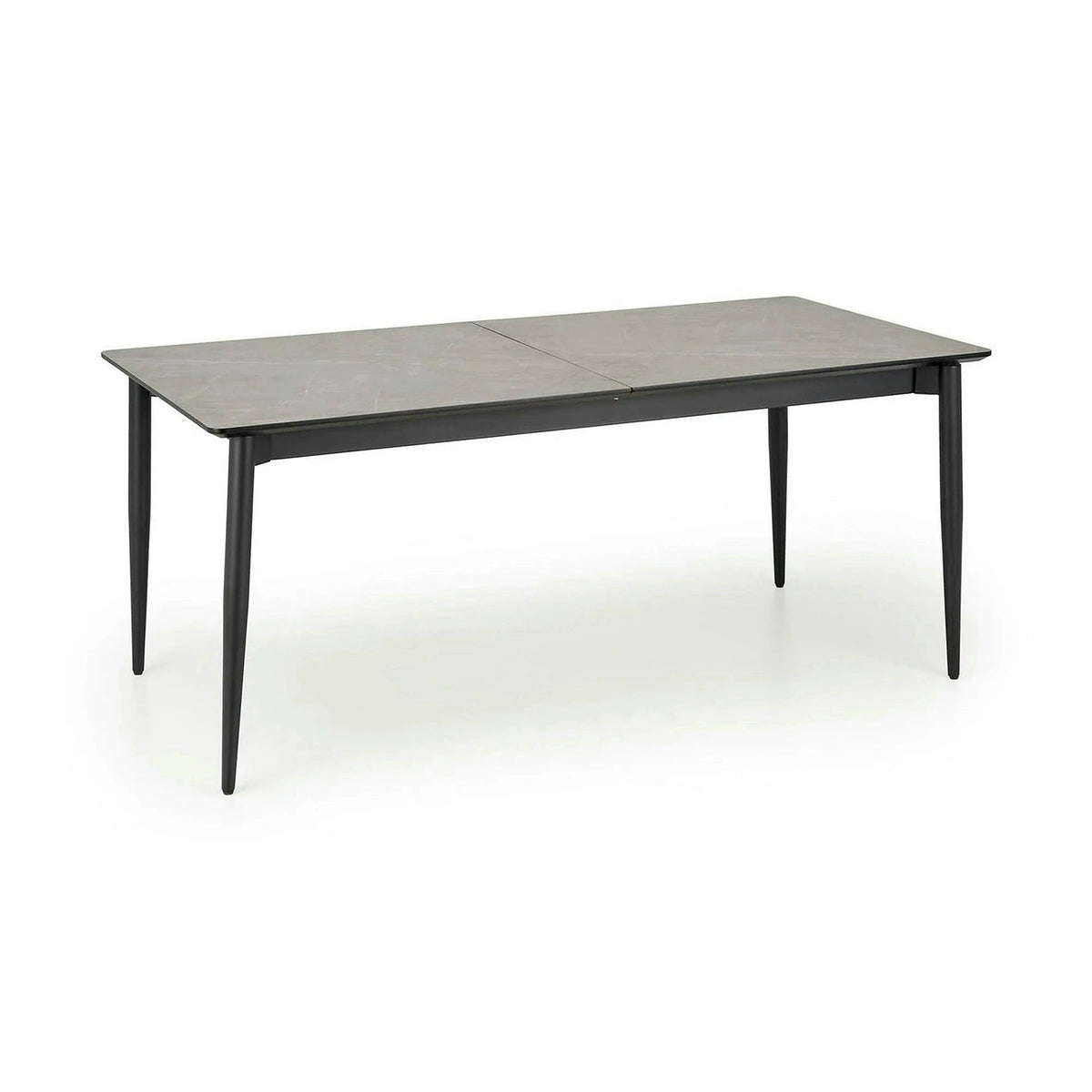 Masa extensibila CHARLES, gri/negru, 180/260x90x76 cm