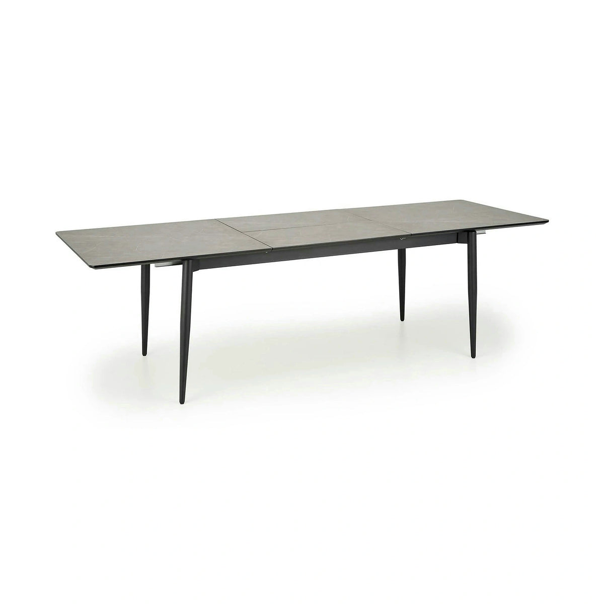 Masa extensibila CHARLES, gri/negru, 180/260x90x76 cm