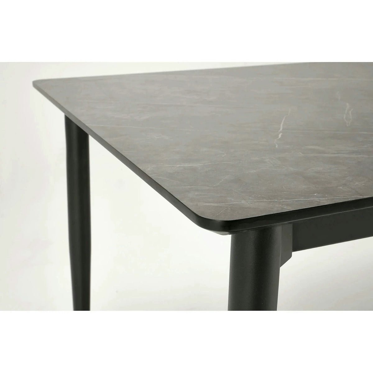Masa extensibila CHARLES, gri/negru, 180/260x90x76 cm