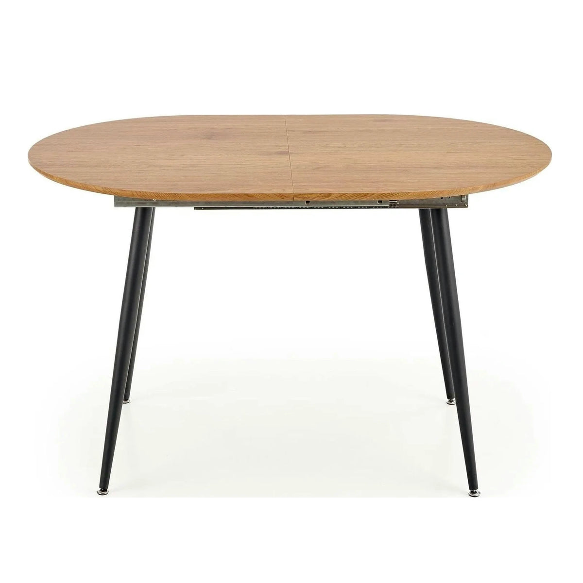 Masa extensibila COLORADO, stejar auriu/negru, 120/160x80x74 cm