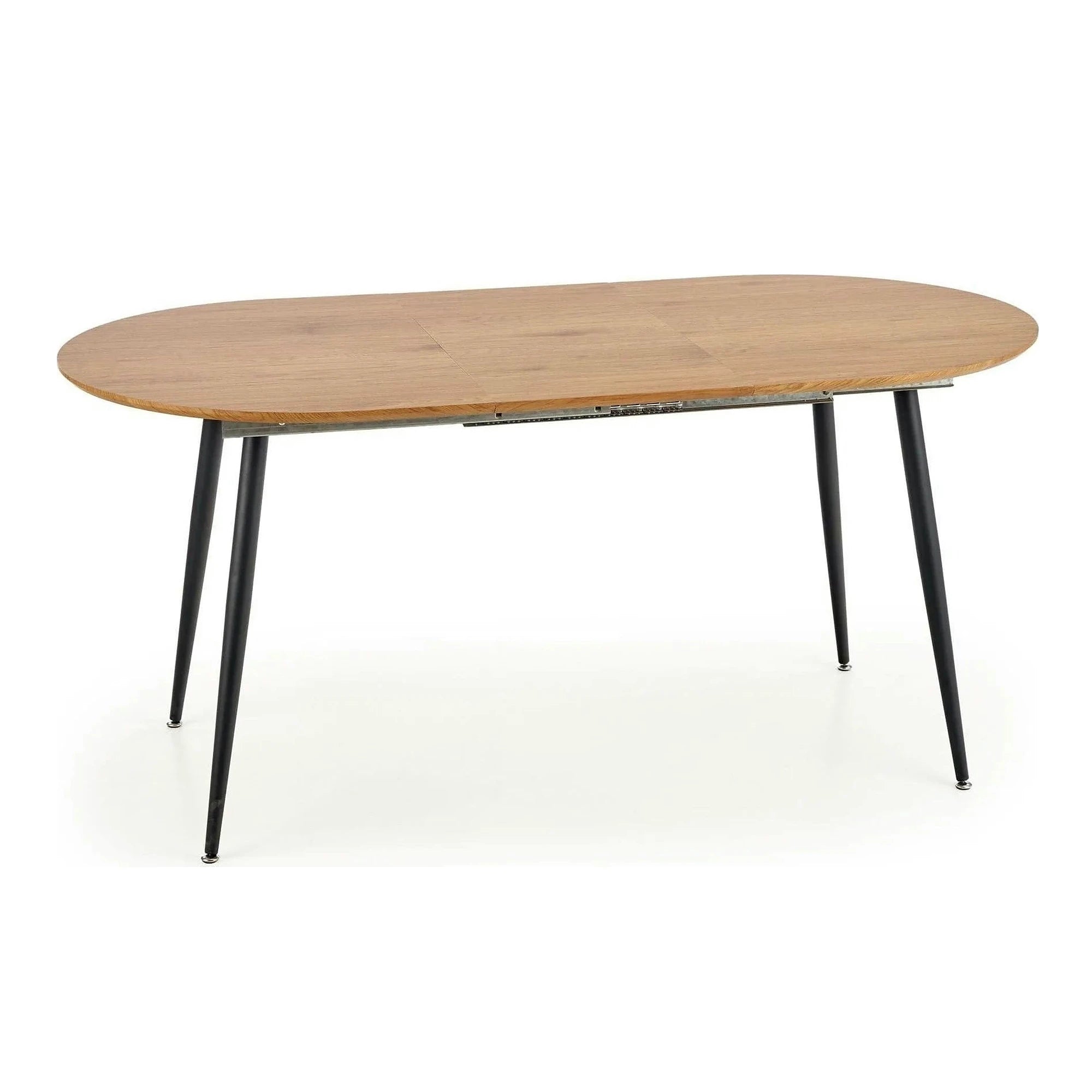 Masa extensibila COLORADO, stejar auriu/negru, 120/160x80x74 cm