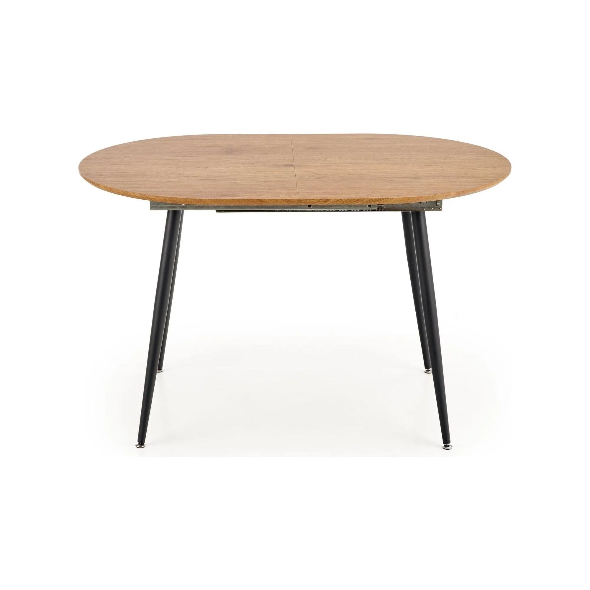 Masa extensibila COLORADO, stejar auriu/negru, 120/160x80x74 cm