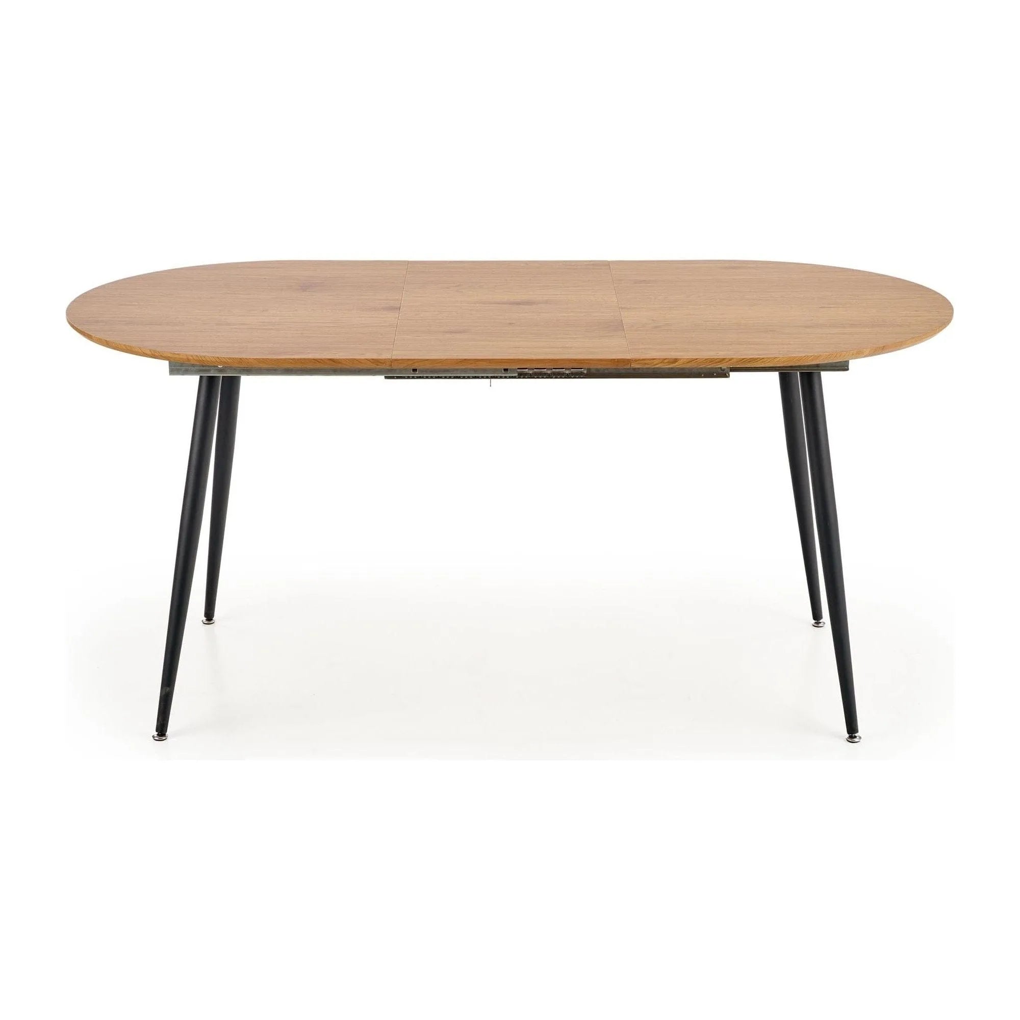 Masa extensibila COLORADO, stejar auriu/negru, 120/160x80x74 cm