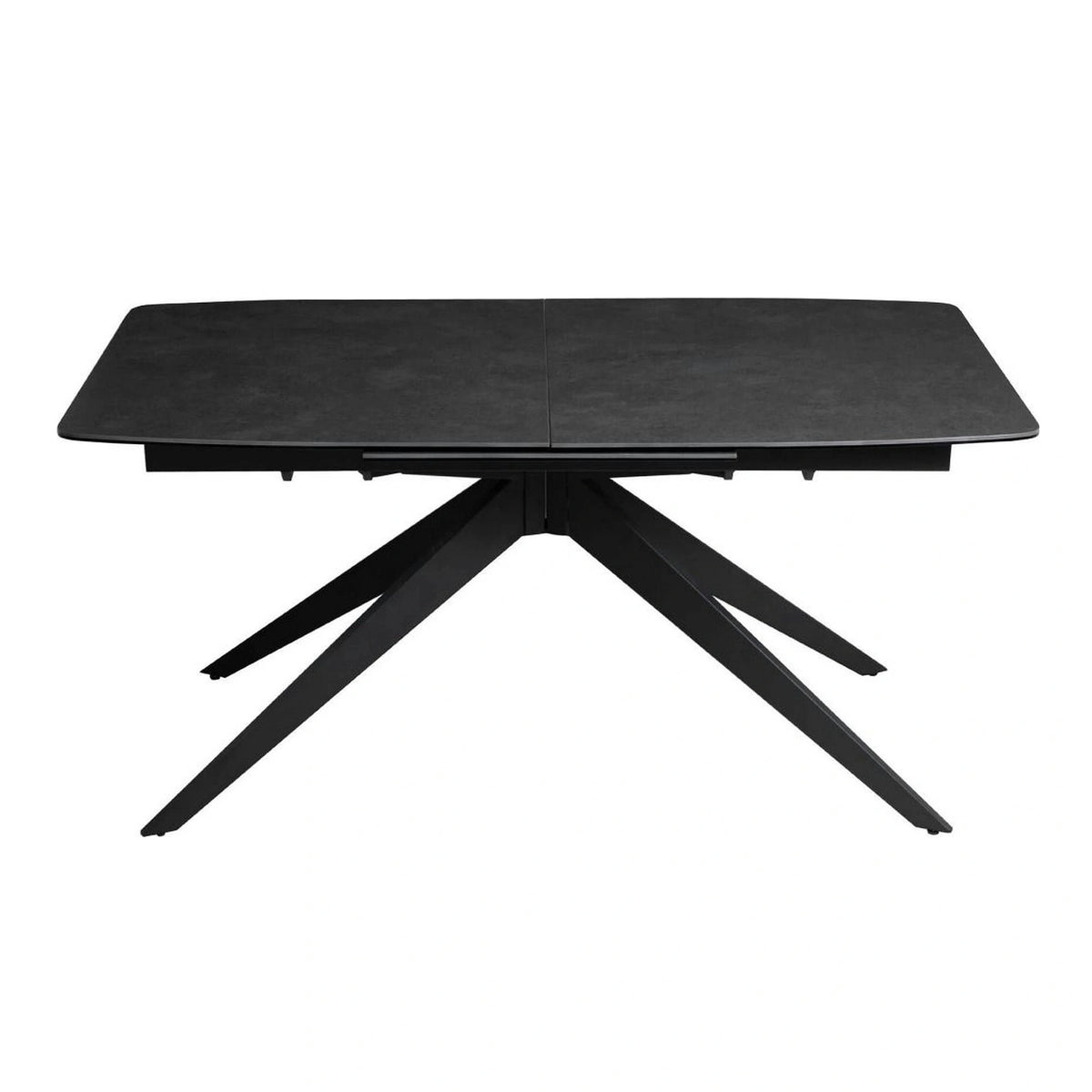Masa extensibila COSMO, negru, sticla/ceramica/metal, 180/240x90x76 cm
