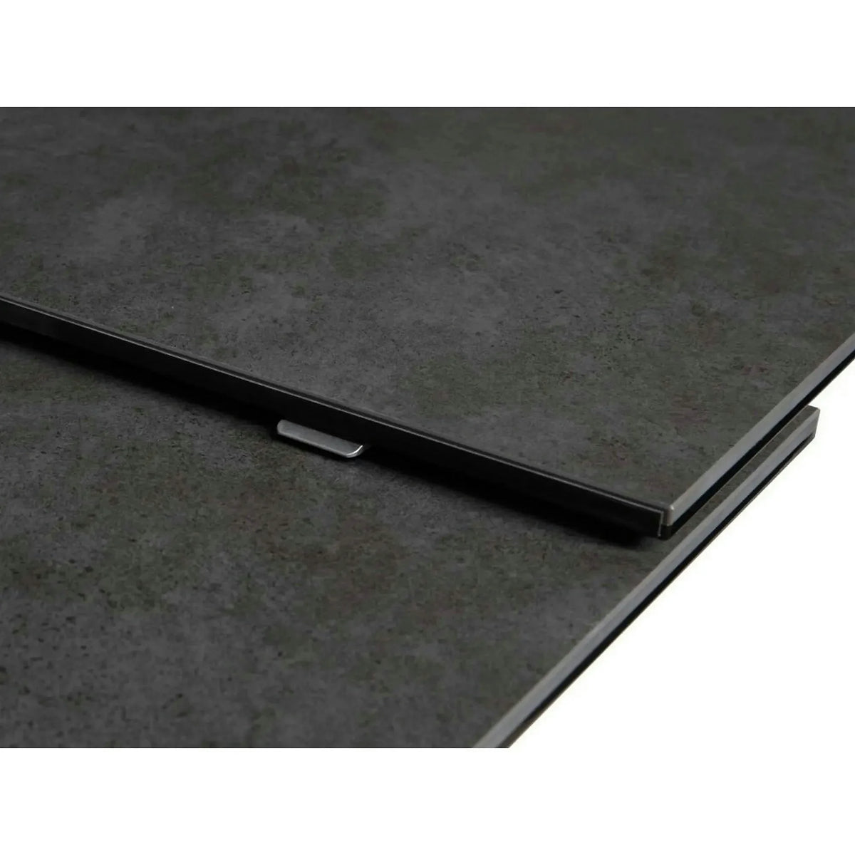 Masa extensibila COSMO, negru, sticla/ceramica/metal, 180/240x90x76 cm