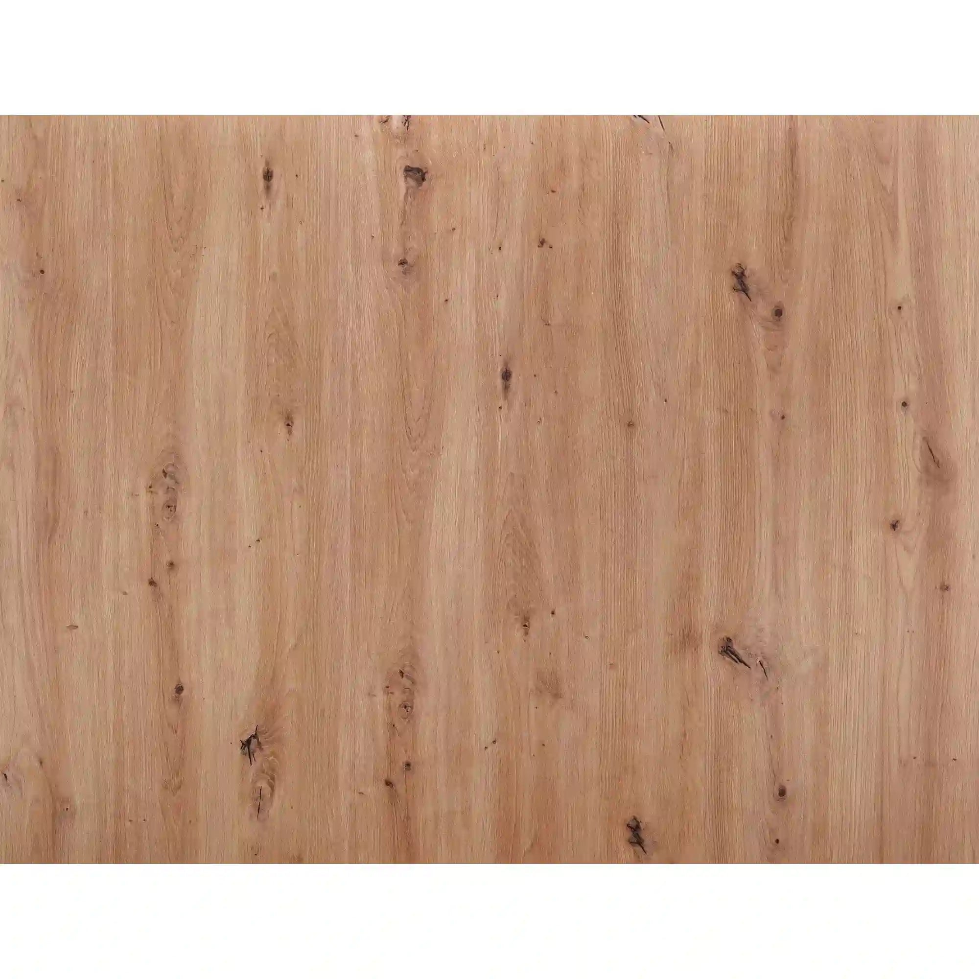 Masa extensibila DANTE II, stejar artisan/negru, PAL laminat, 90/130x90x75 cm