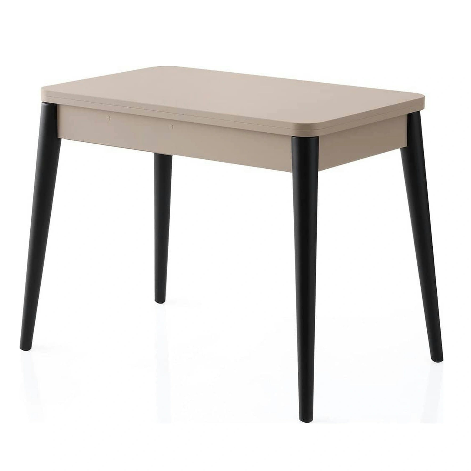 Masa extensibila DOLUNAY 1285, bej, PAL melaminat, 100/120x60/100x75 cm