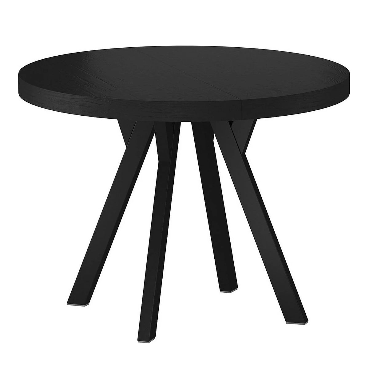 Masa extensibila DOMINGO, negru, 100/250x100x76 cm
