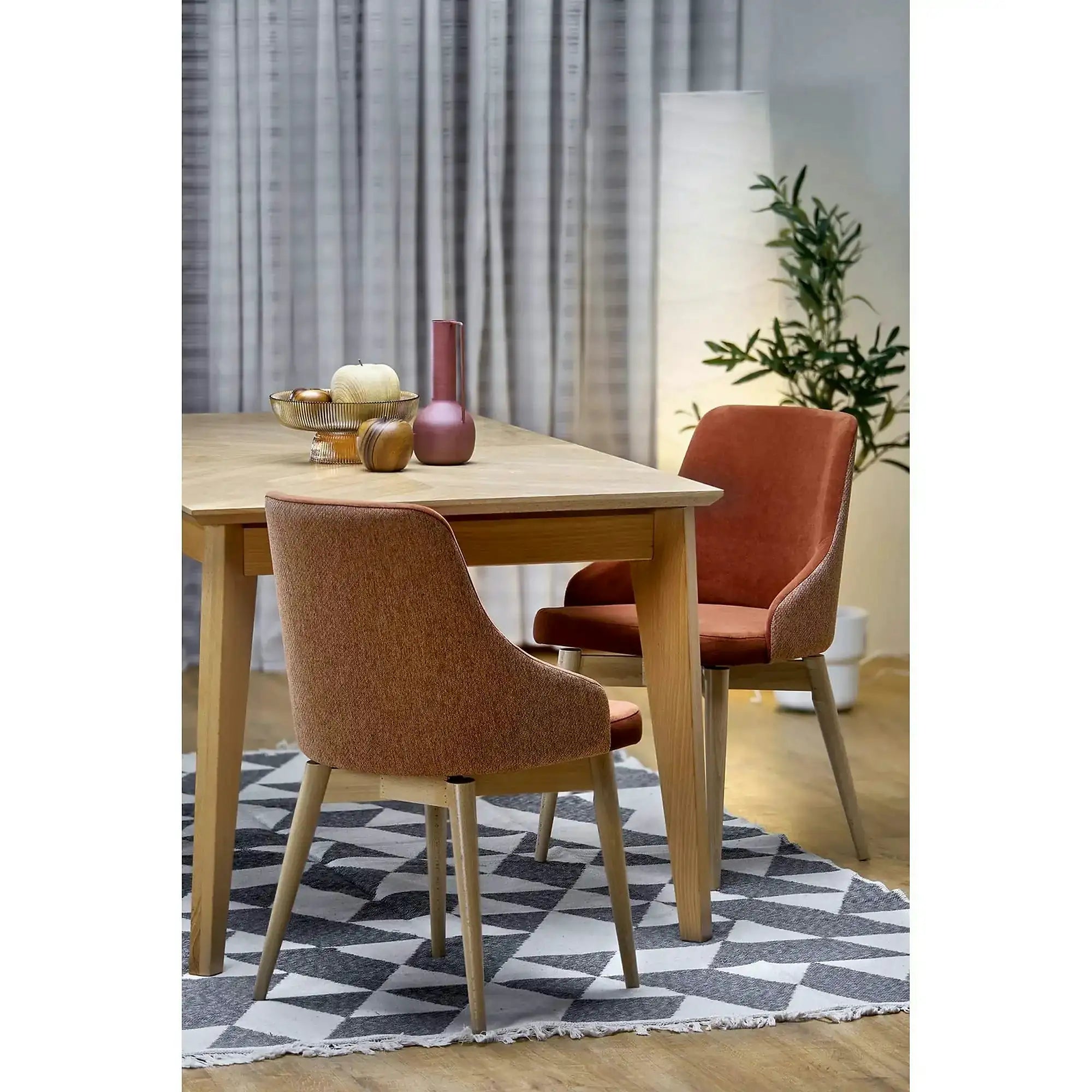 Masa extensibila EDMONDO, stejar, PAL laminat/furnir, 160/240x90x75 cm