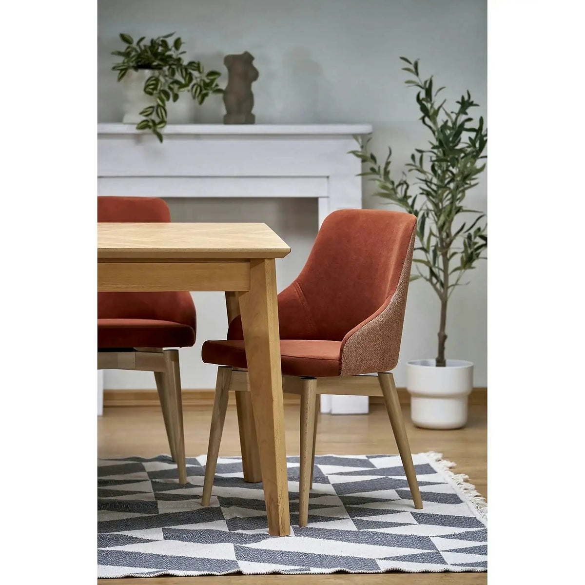 Masa extensibila EDMONDO, stejar, PAL laminat/furnir, 160/240x90x75 cm