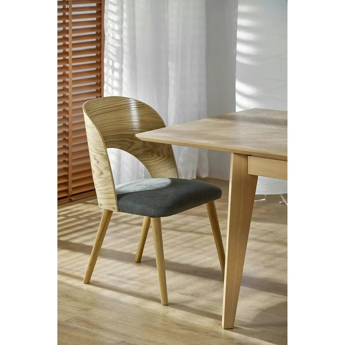 Masa extensibila EDMONDO, stejar, PAL laminat/furnir, 160/240x90x75 cm
