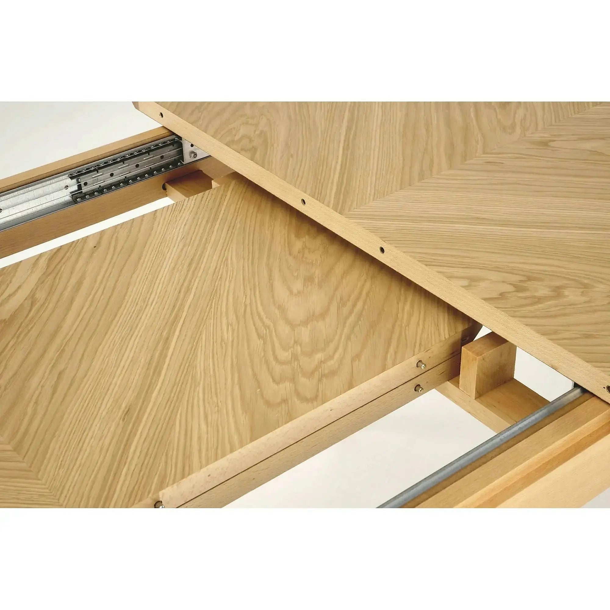 Masa extensibila EDMONDO, stejar, PAL laminat/furnir, 160/240x90x75 cm