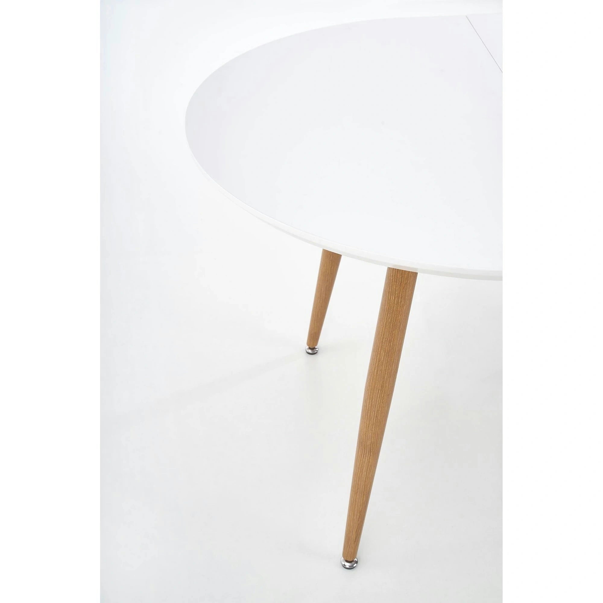 Masa extensibila EDWARD, alb/stejar miere, 120/200x100x75 cm