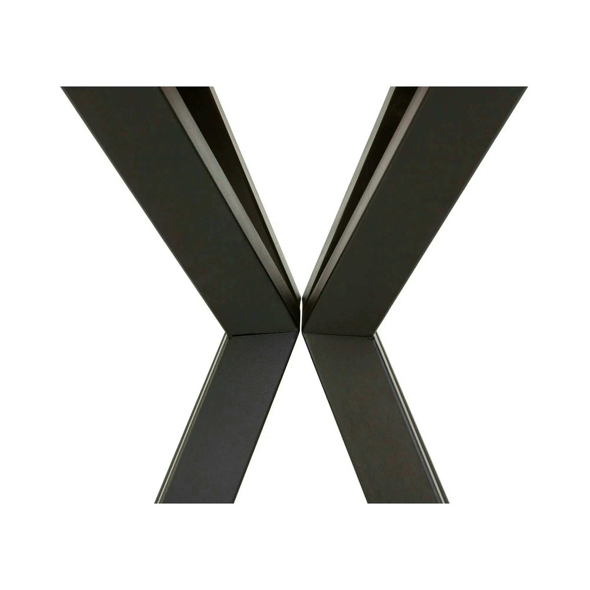 Masa extensibila ELAND, stejar/negru, PAL laminat/metal, 100/200x100x76 cm