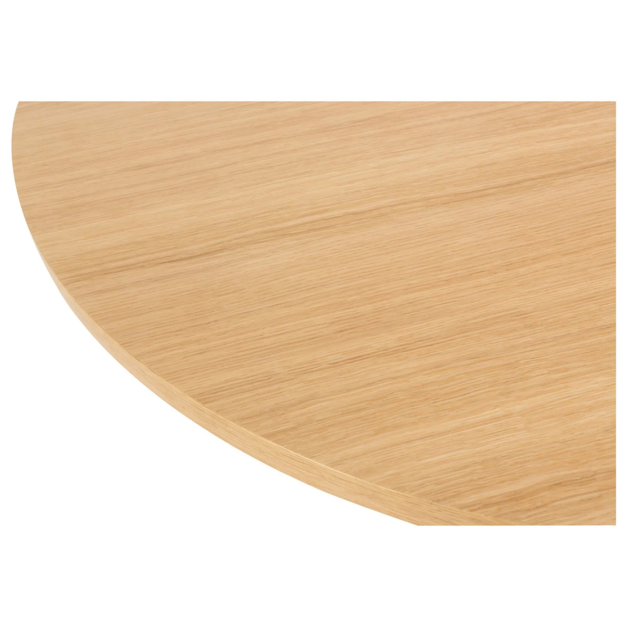 Masa extensibila ELAND, stejar/negru, PAL laminat/metal, 100/200x100x76 cm