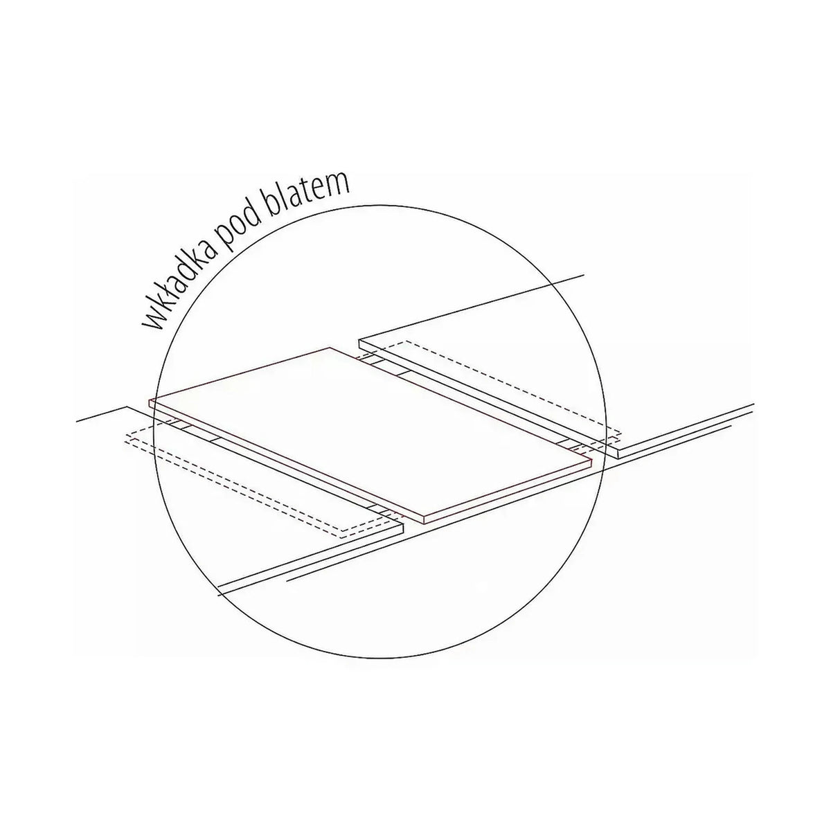 Masa extensibila EXEL, stejar artisan/gri antracit, PAL laminat, 140/180x85x76 cm