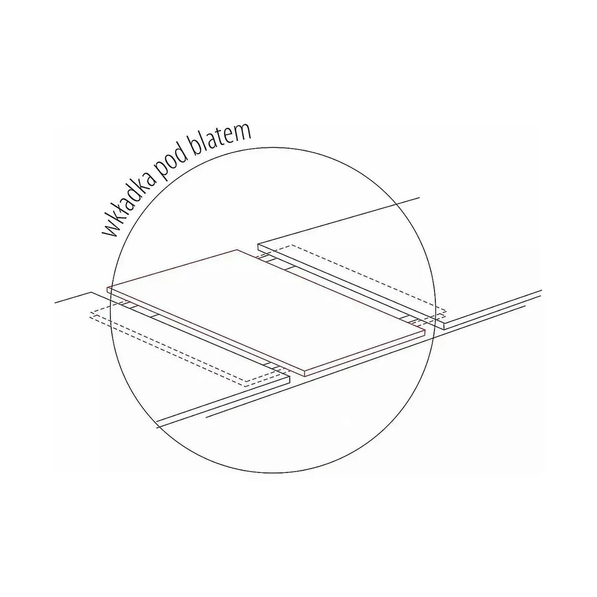 Masa extensibila EXEL, stejar artisan/gri antracit, PAL laminat, 140/180x85x76 cm