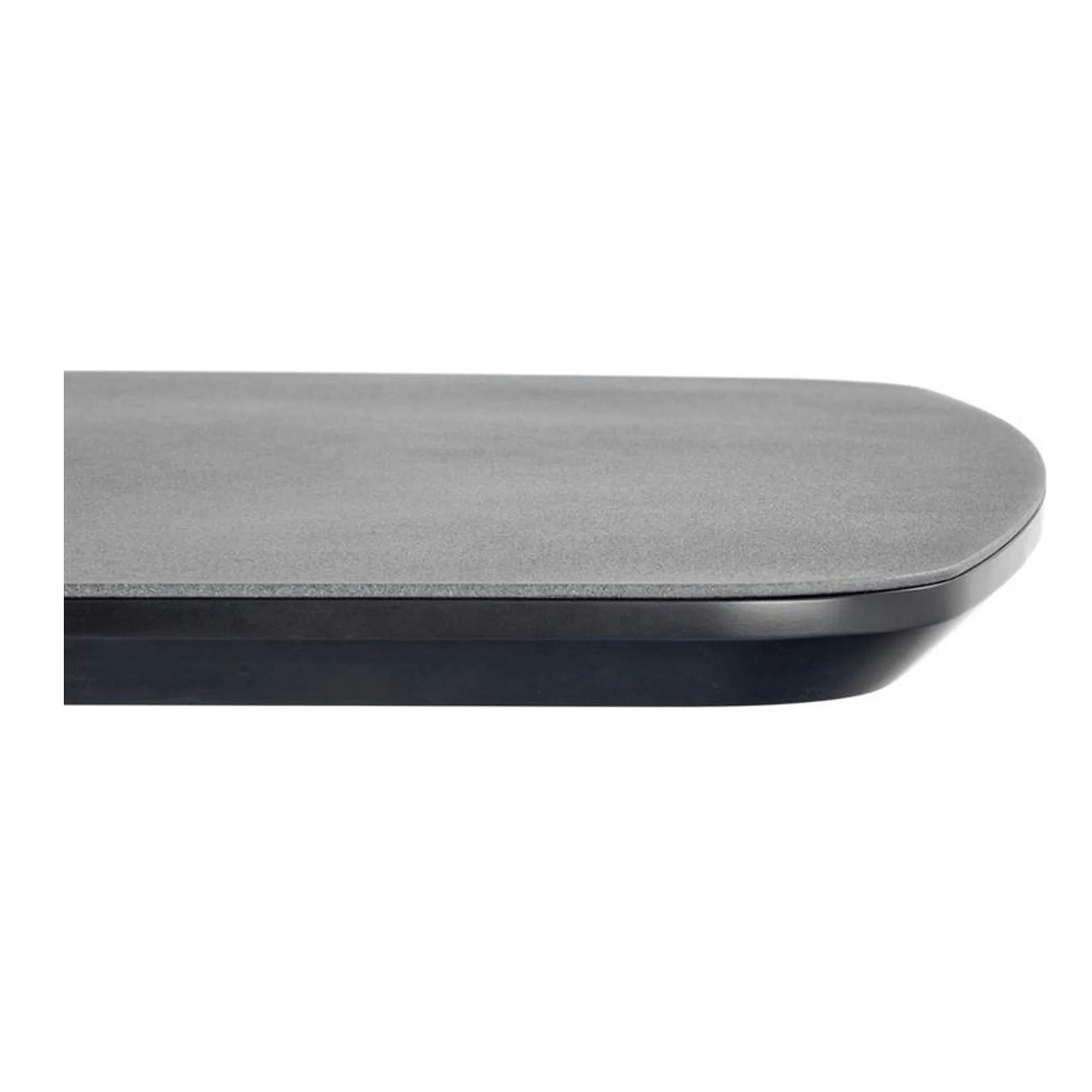 Masa extensibila Fangor, gri inchis/negru, 160-220/90/76 cm