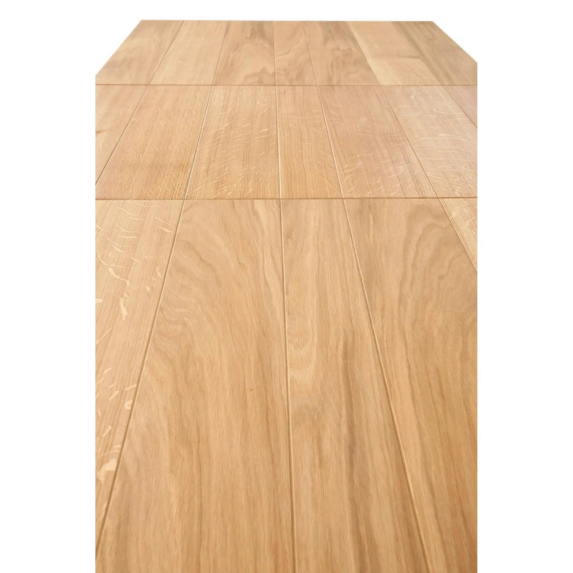 Masa extensibila FIESTA, stejar natural/negru, 200/280x100x77 cm
