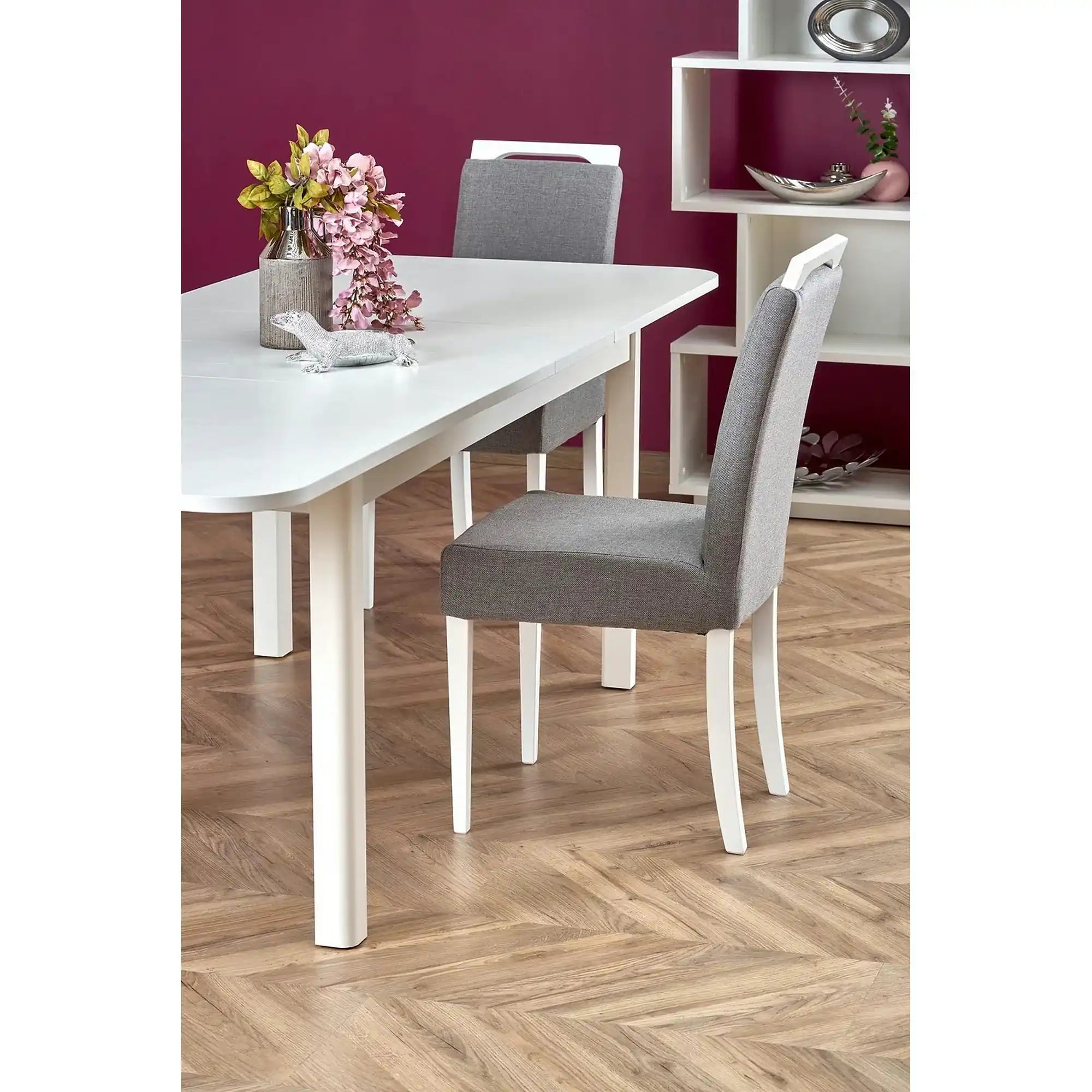 Masa extensibila FLORIAN, alb, 160/228x90x78 cm