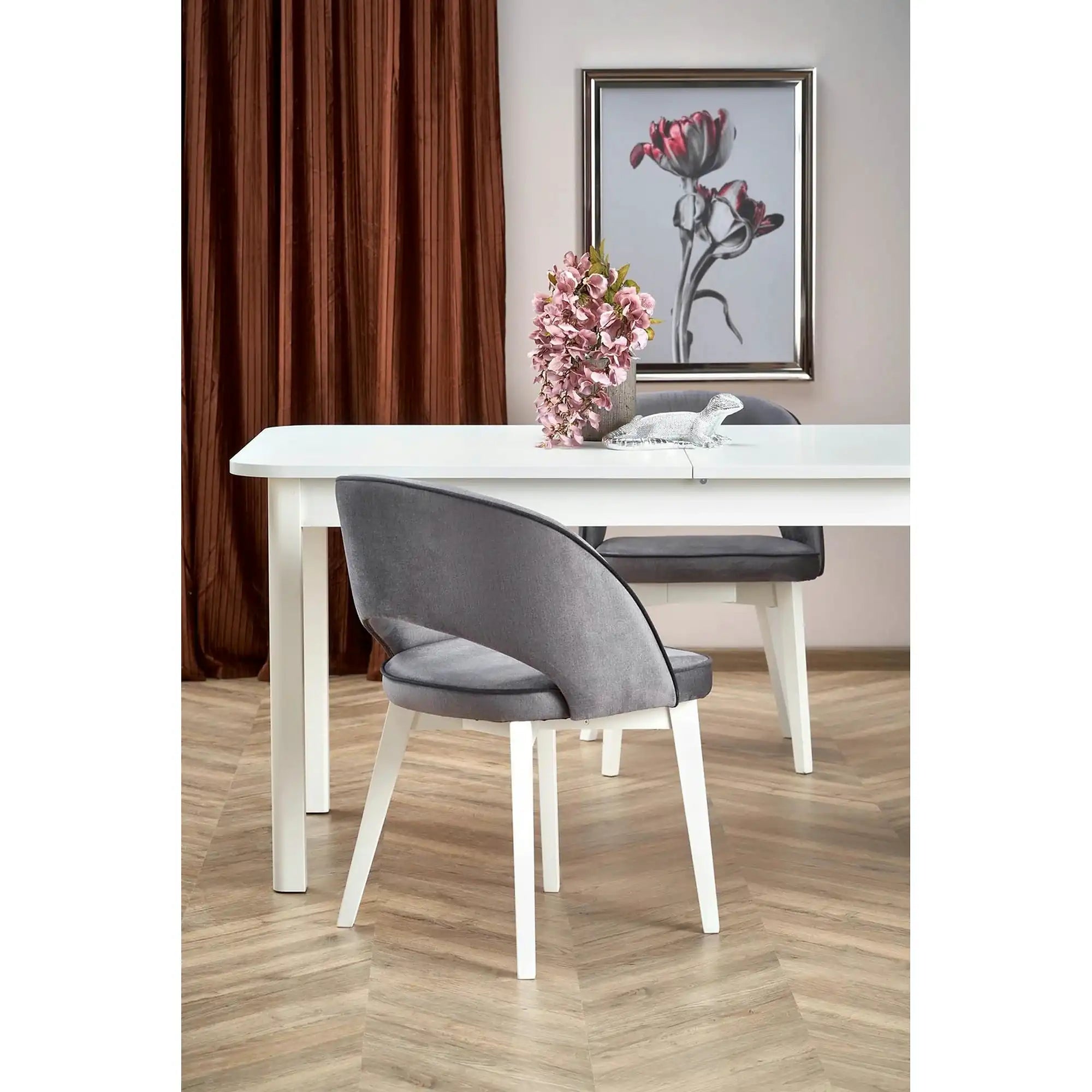 Masa extensibila FLORIAN, alb, 160/228x90x78 cm