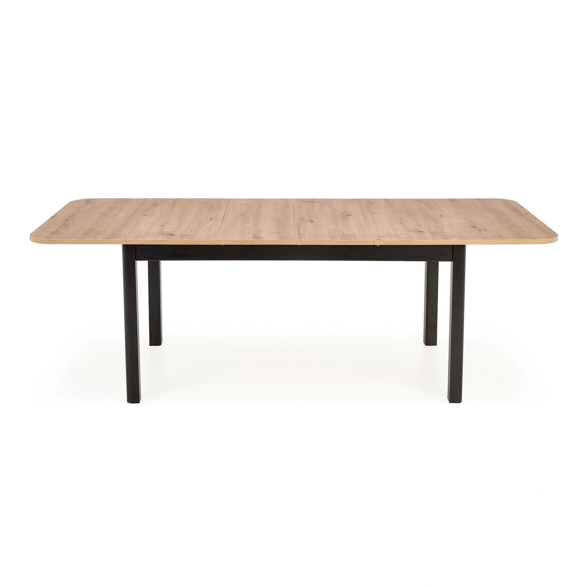 Masa extensibila FLORIAN, stejar artisan/negru, PAL furniruit, 160/228x90x78 cm