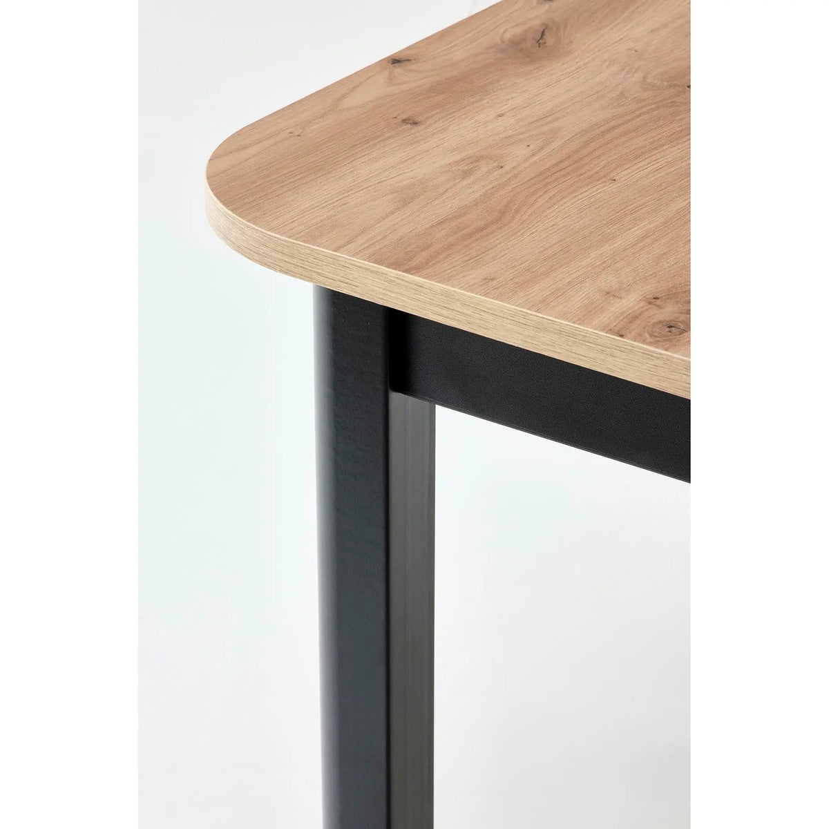 Masa extensibila FLORIAN, stejar artisan/negru, PAL furniruit, 160/228x90x78 cm